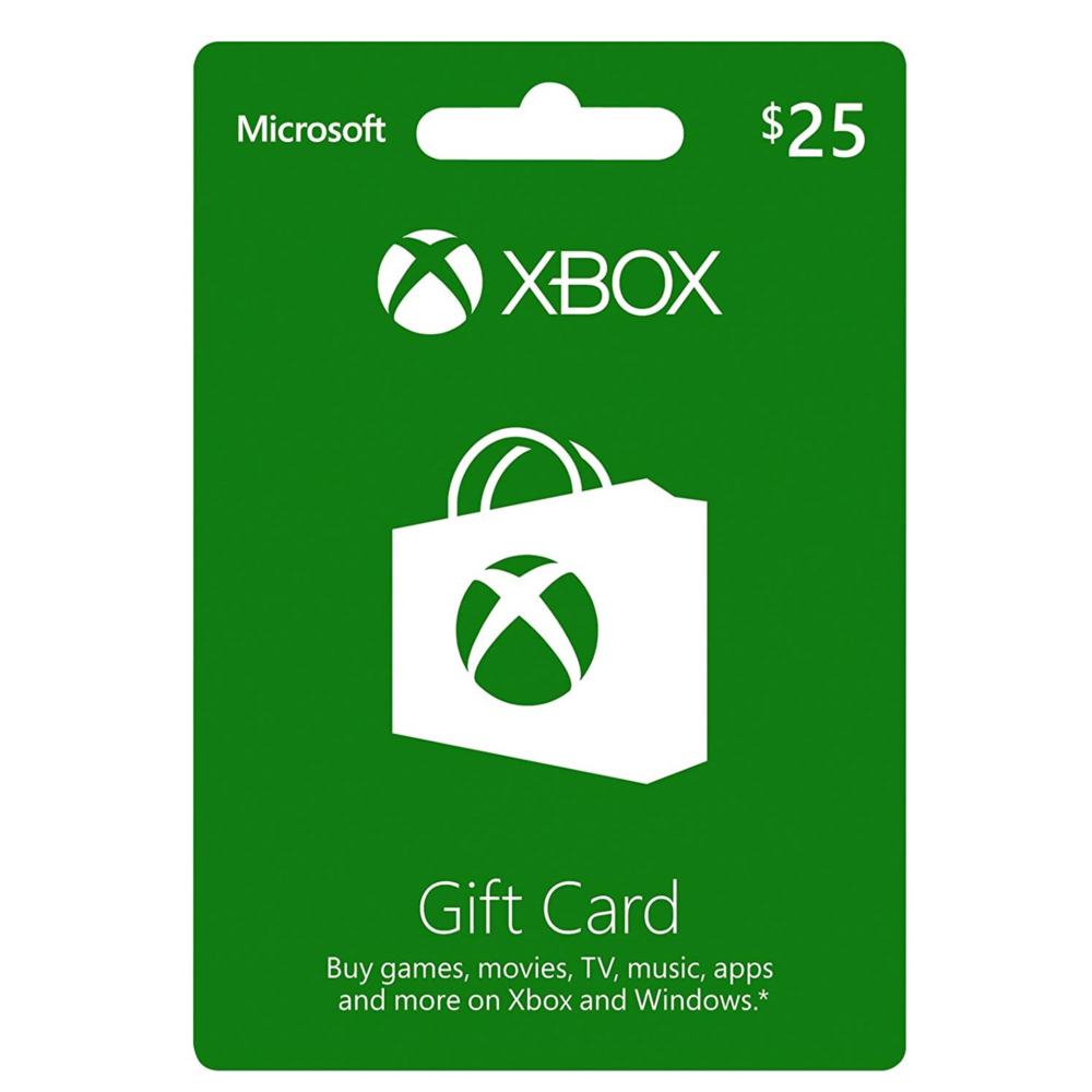 Xbox Gift Card $25 USA - без комиссии