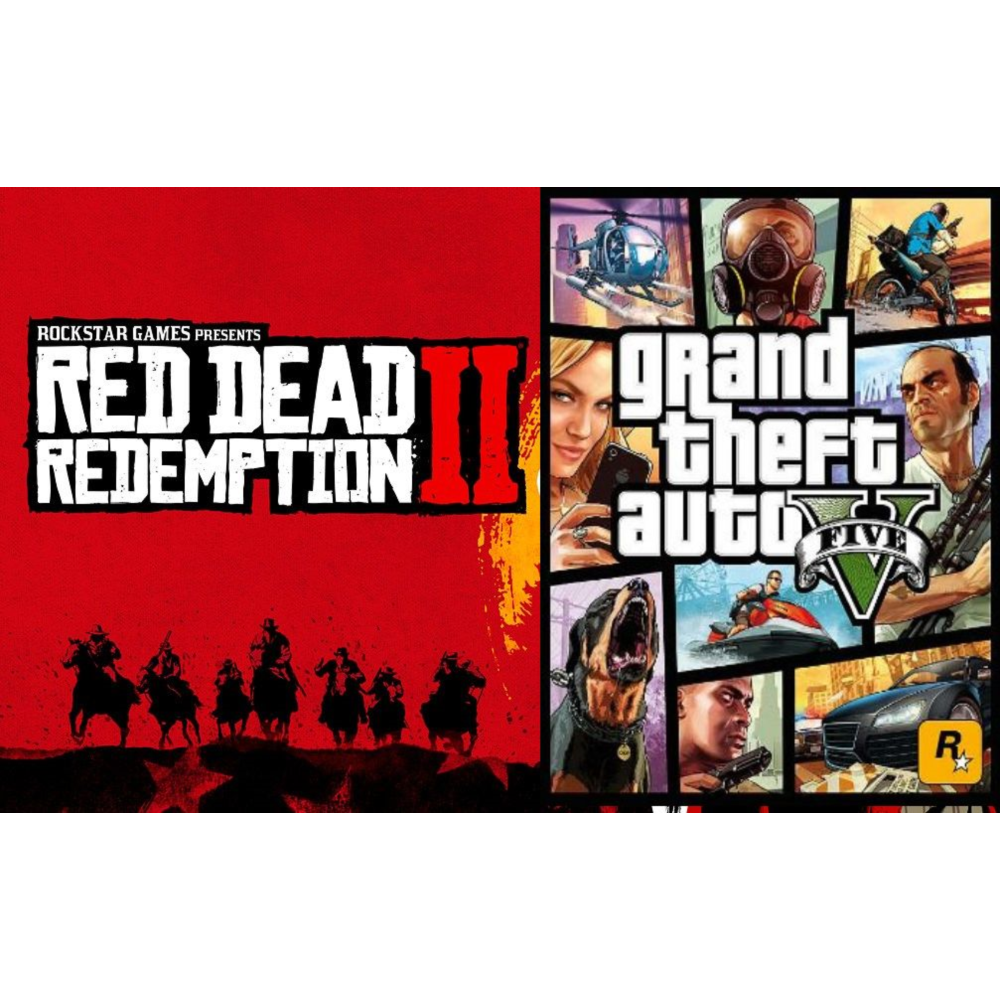 🎁 STEAM Red Dead Redemption 2 + GTA 5 V (STEAM)