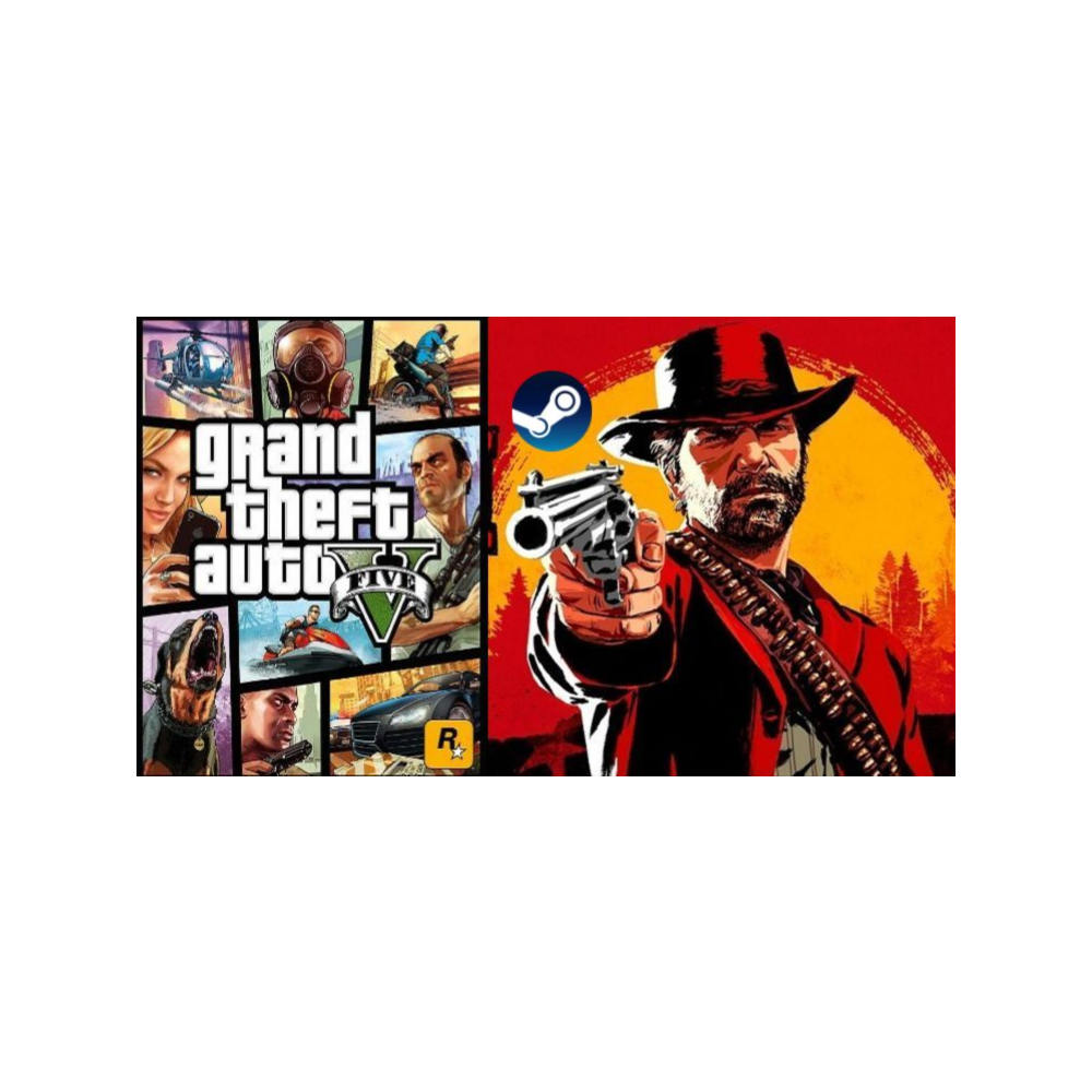 🍔 STEAM GTA 5 V + Red Dead Redemption 2 (STEAM)