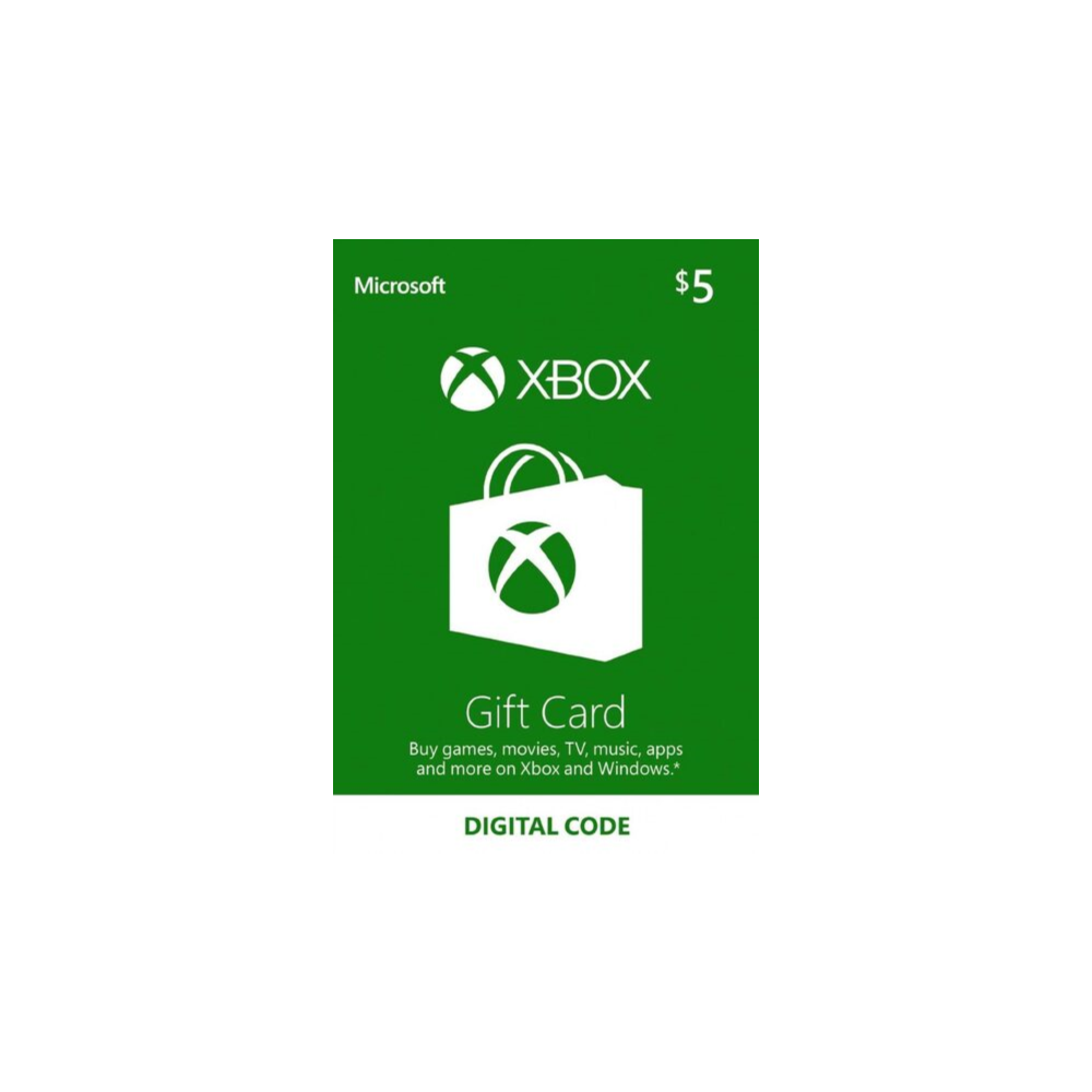Xbox Gift Card 5$ USA - без комиссии