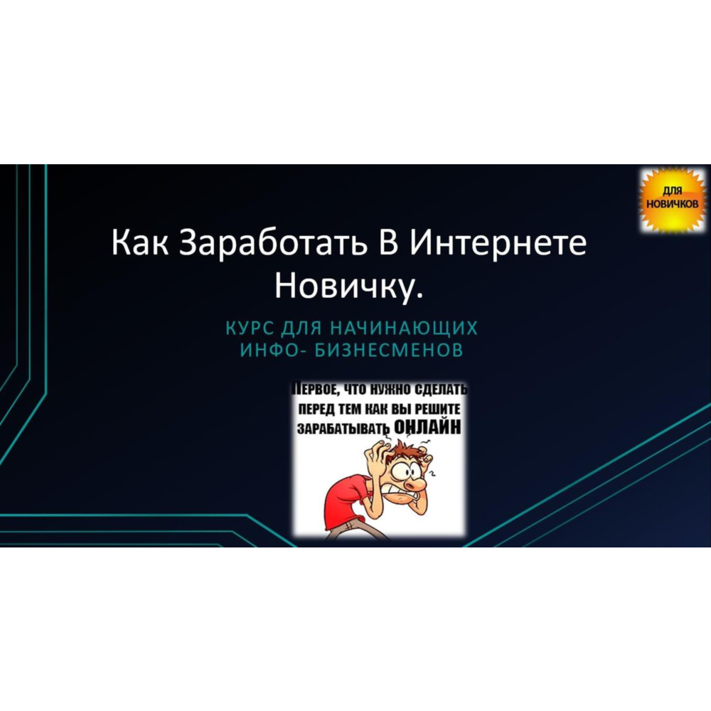 Видео руководство Как заработать в интернете новичку