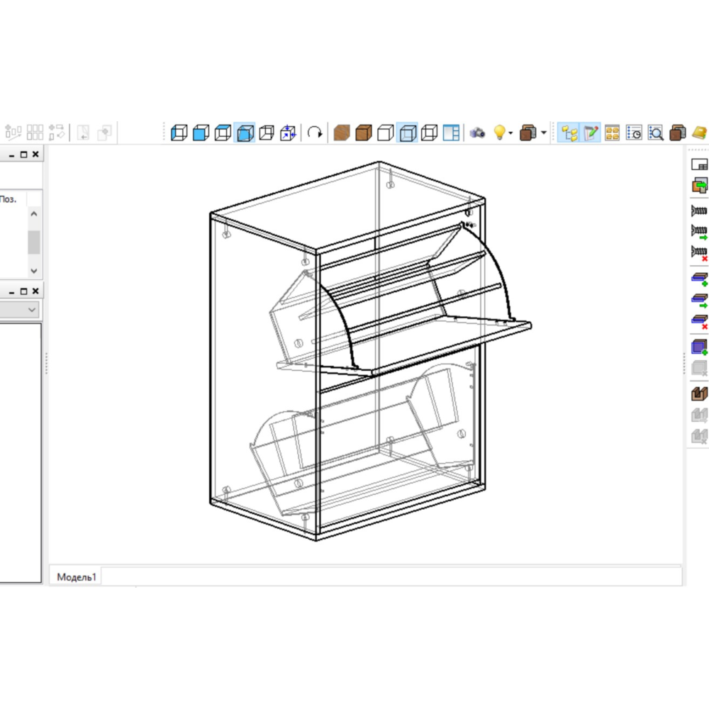 Скрипт Обувница для Базис Мебельщик