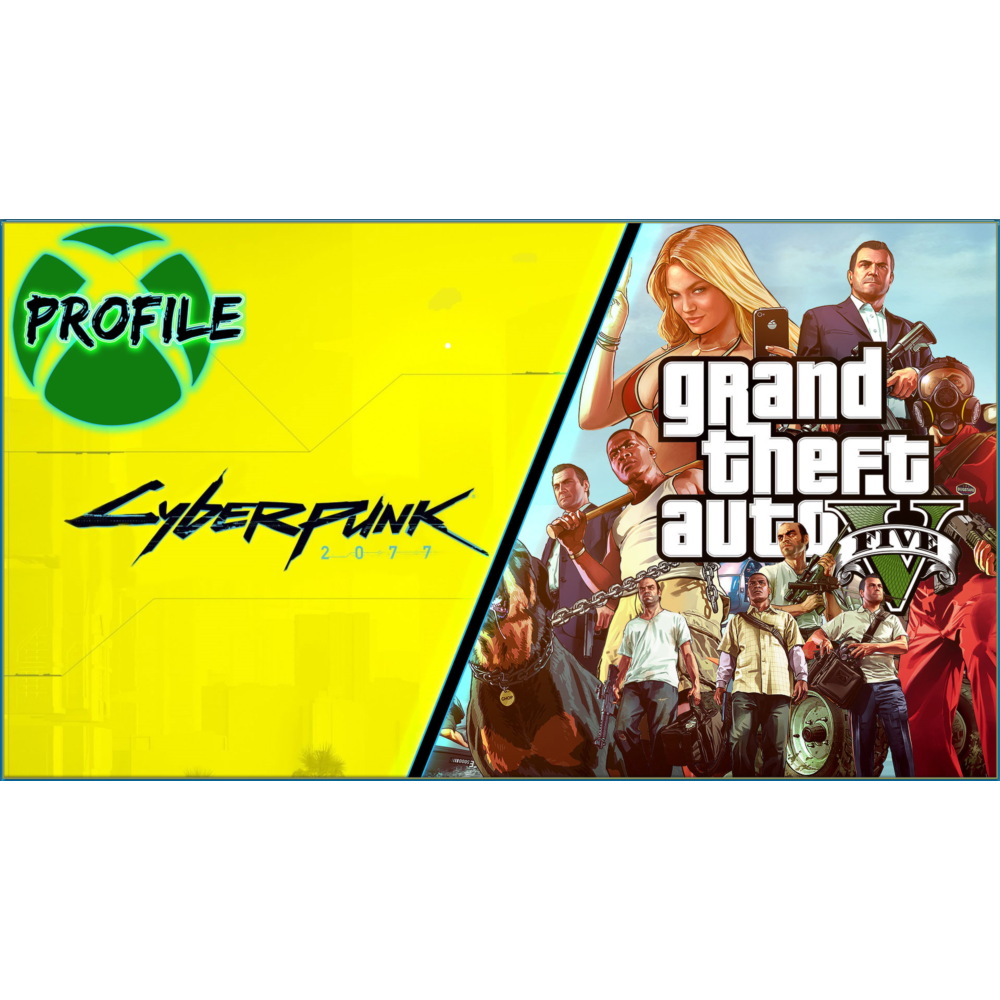 Grand Theft Auto V (GTA 5) + Cyberpunk 2077 XBOX ONE