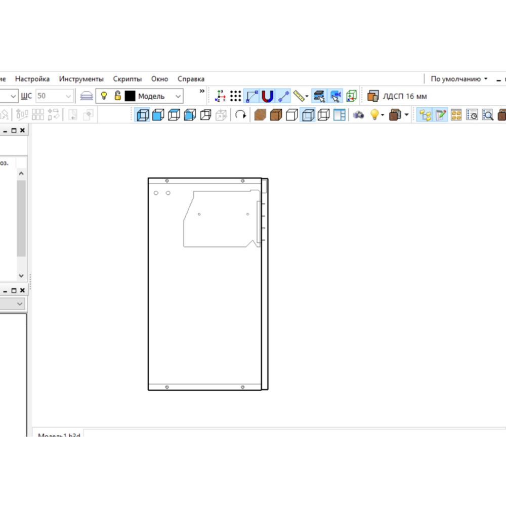 Скрипт Aventos HK для базис мебельщик.
