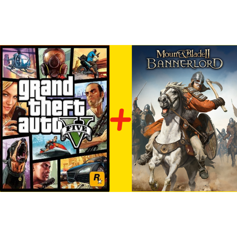 ✅ Grand Theft Auto V + Mount Blade II Bannerlord