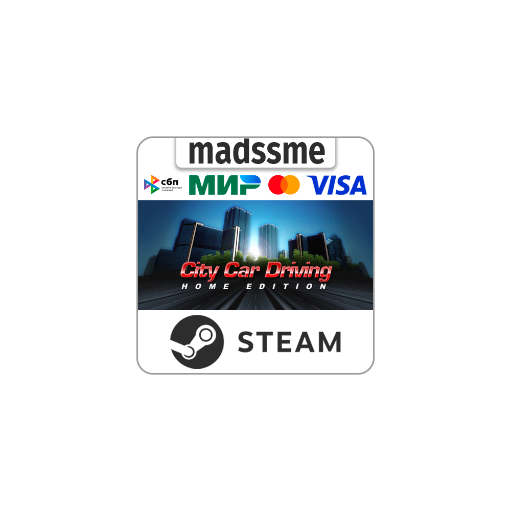 City Car Driving * RU/KZ/СНГ/TR/AR * STEAM 🚀 АВТО