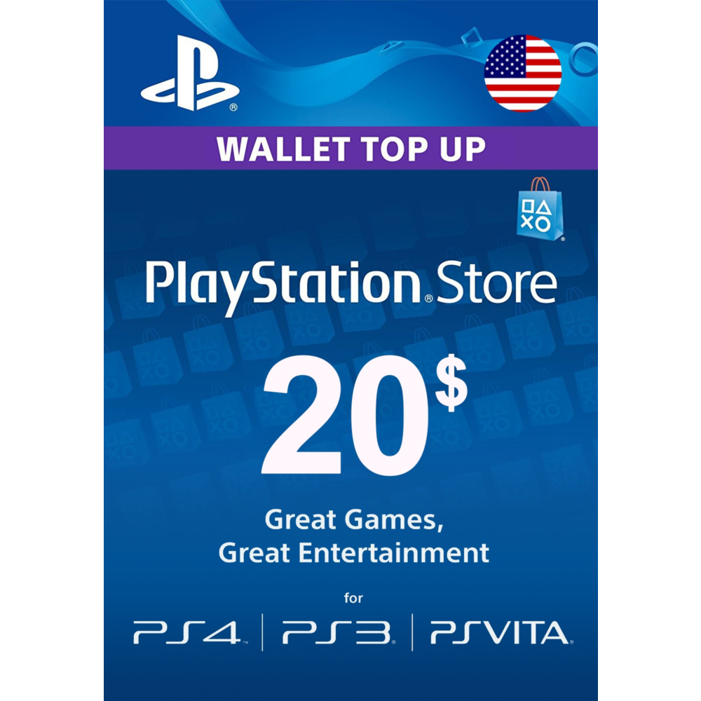 ⭐ PlayStation Network Card PSN 25 USD US (USA ONLY) ⭐