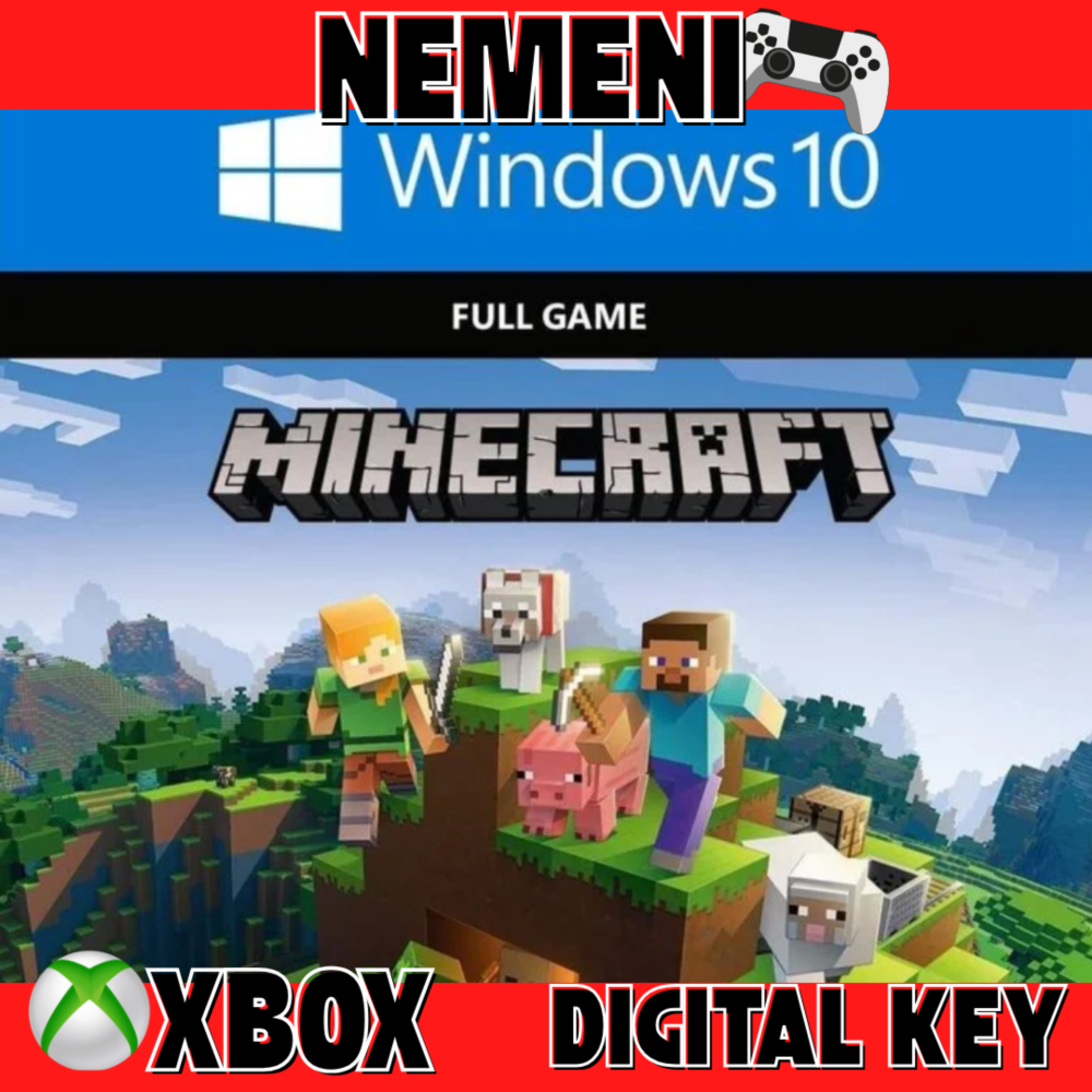 Minecraft Java + Windows 10/11 Bedrock  KEY