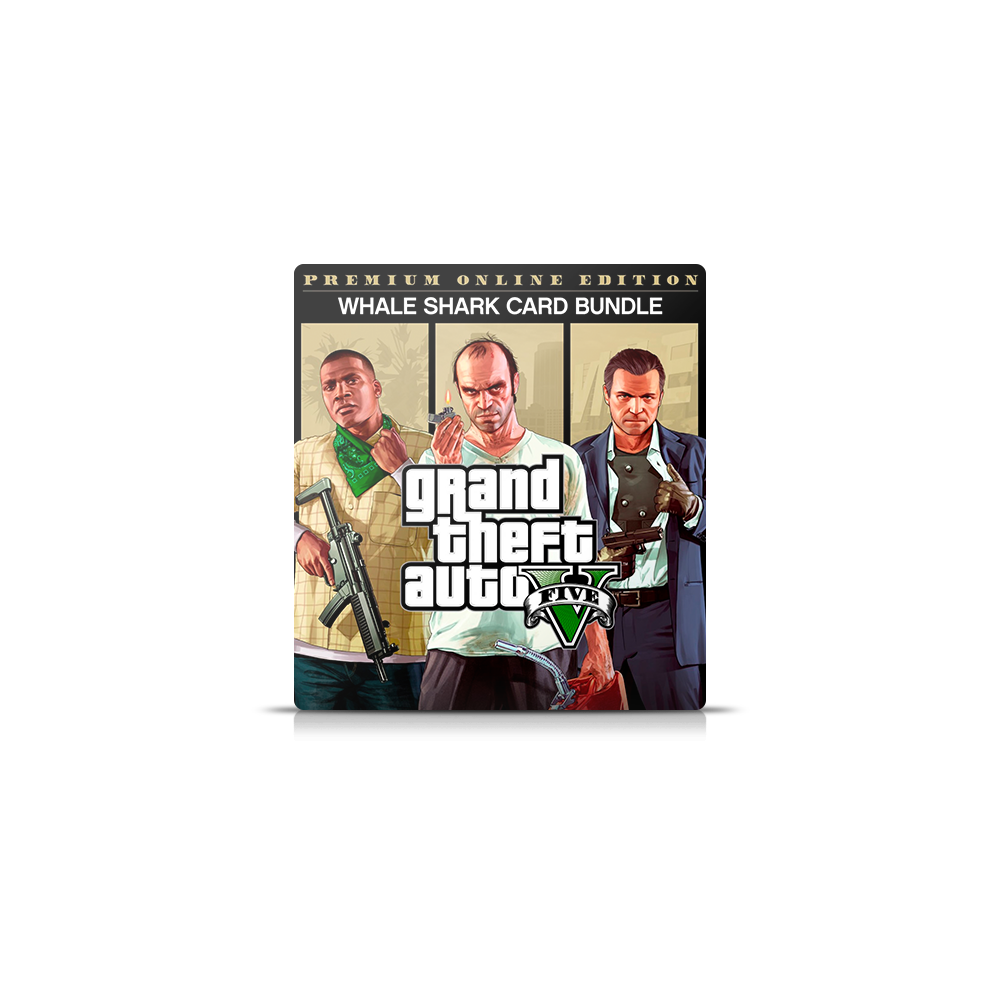 GTA 5 : PREMIUM & WHITE SHARK CARD BUNDLE XBOX KEY✅