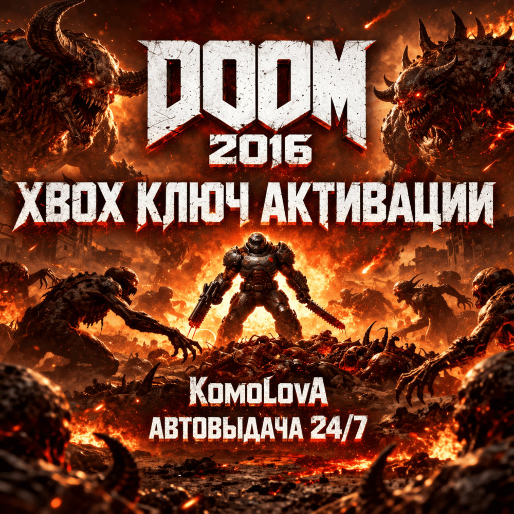 🌍 DOOM 2016 XBOX ONE / SERIES X|S КЛЮЧ 🔑 + GIFT 🎁