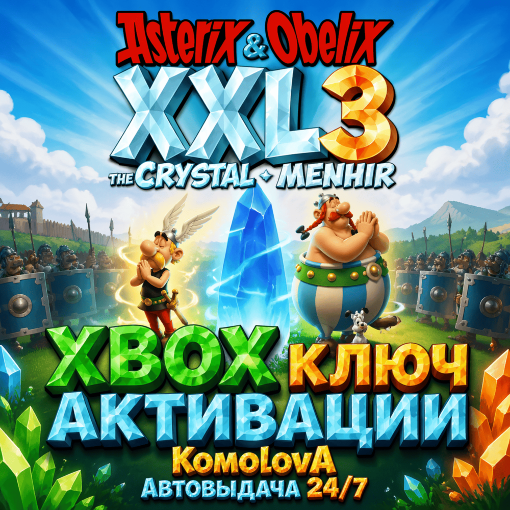🌍 Asterix & Obelix XXL3: The Crystal Menhir XBOX 🔑