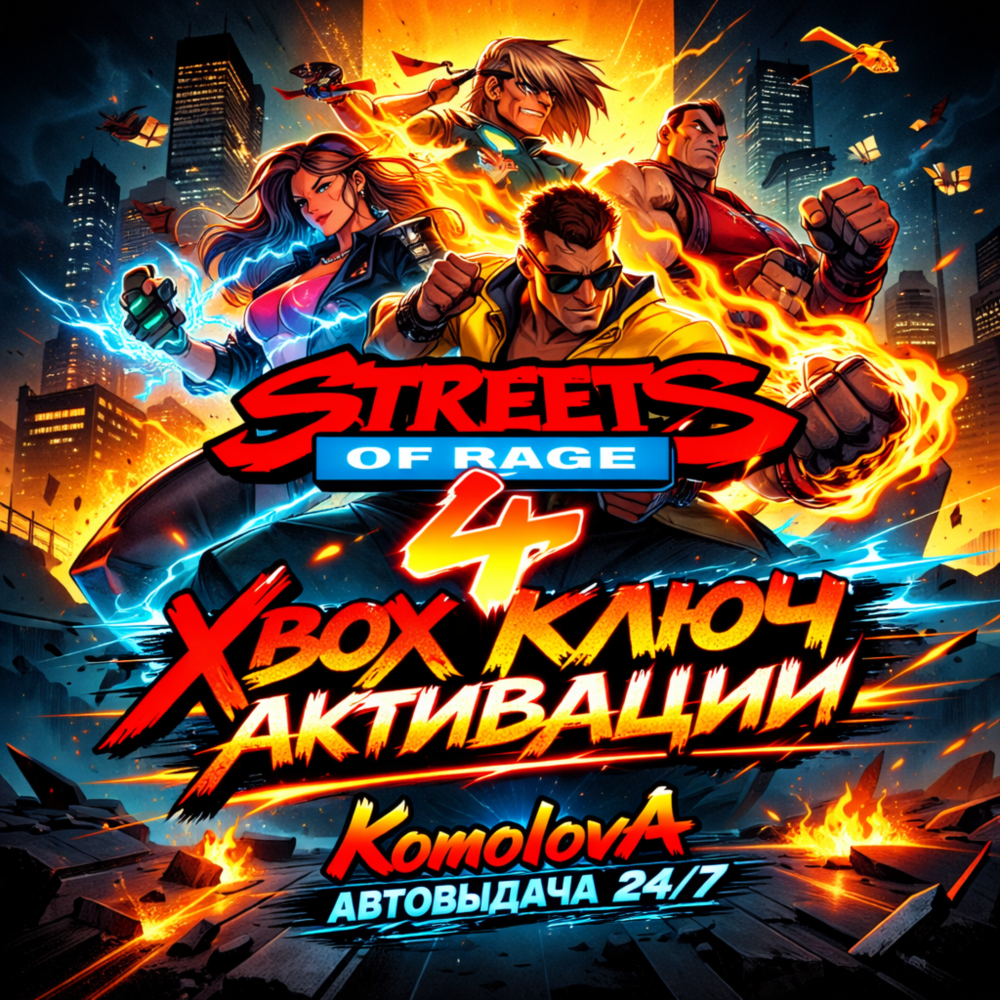 🌍Streets of Rage 4 XBOX ONE / SERIES X|S КЛЮЧ🔑+GIFT🎁