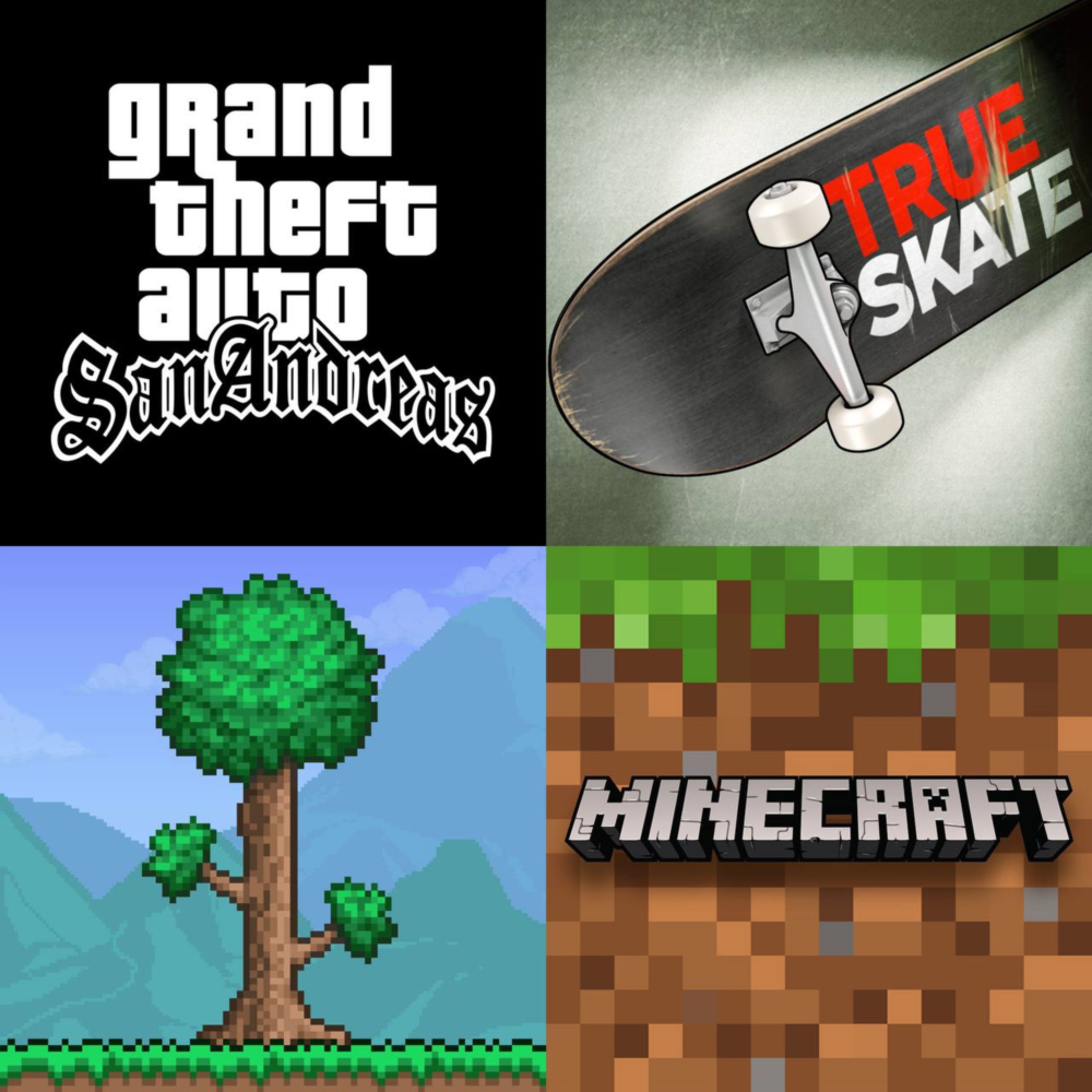 🧩 MINECRAFT + GTA SAN ANDREAS TERRARIA AppStore iPhone iPad