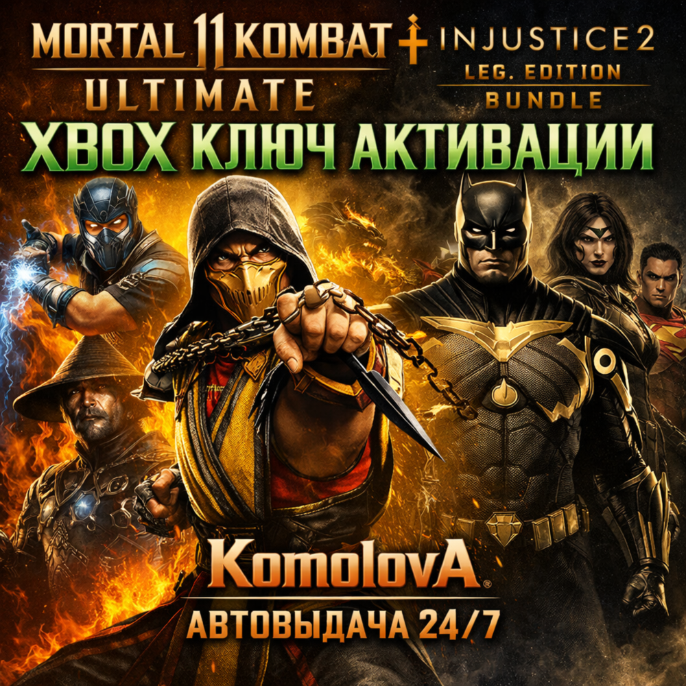 🌍Mortal Kombat 11 Ultimate + Injustice 2 Leg. Edition Bundle XBOX КЛЮЧ🔑