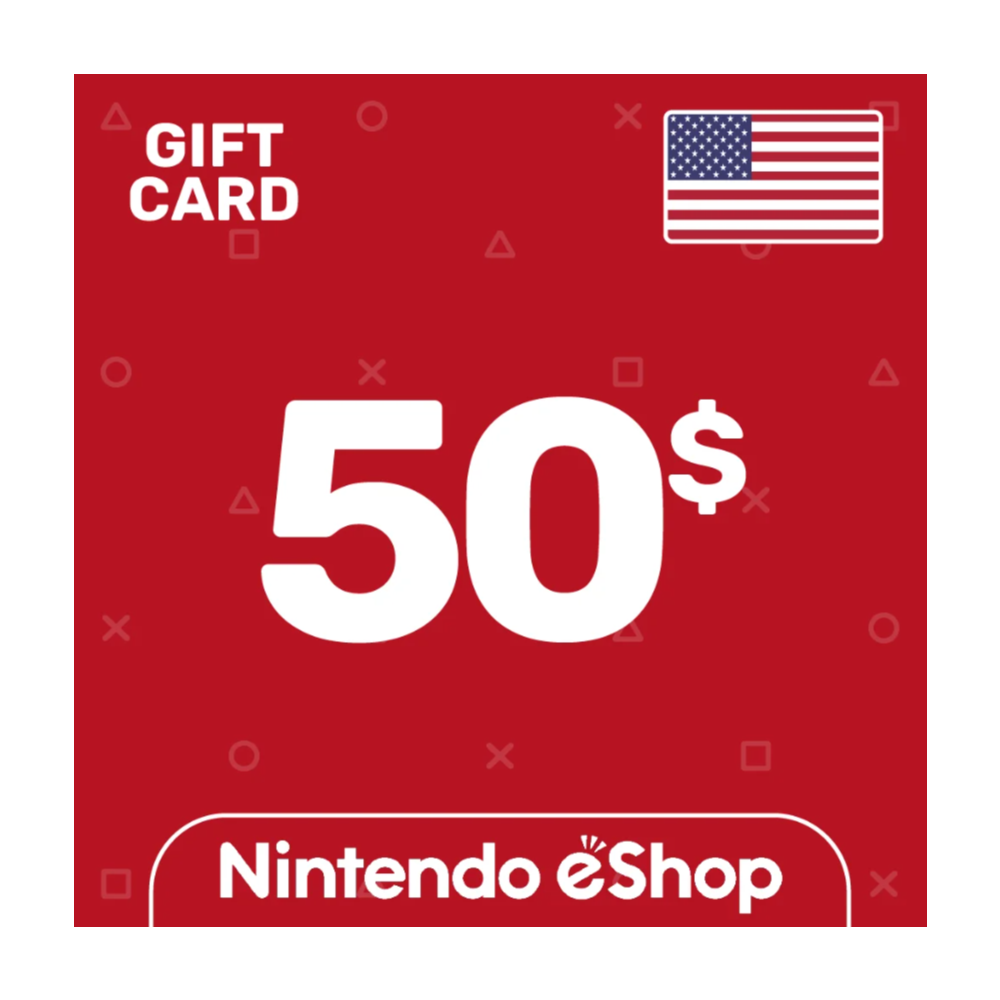 Nintendo eShop Gift Card 50 USD US-region (Моментально)