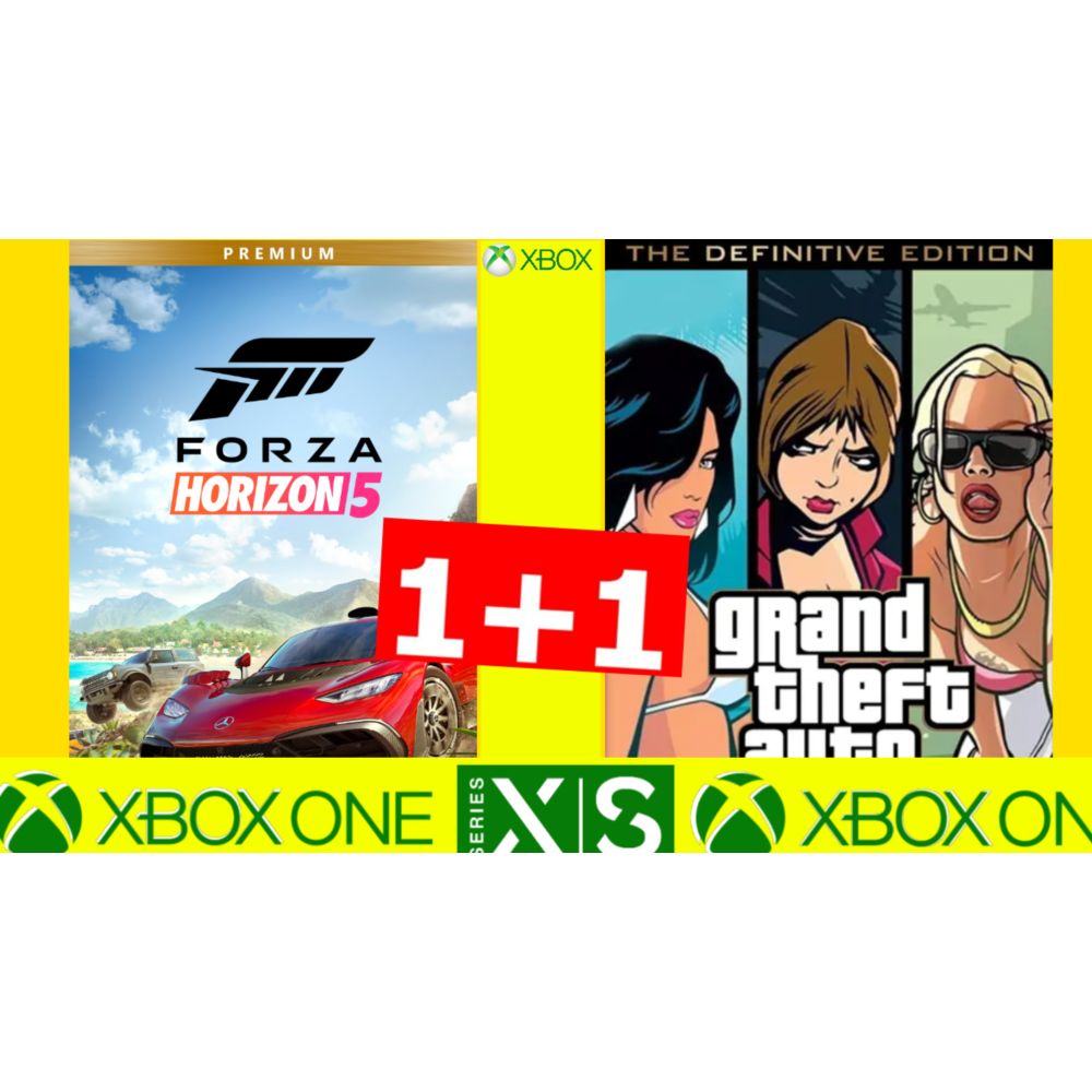 🔥GTA Trilogy Definitive +FORZA5 XBOX ONE & XS GLOBAL🔥
