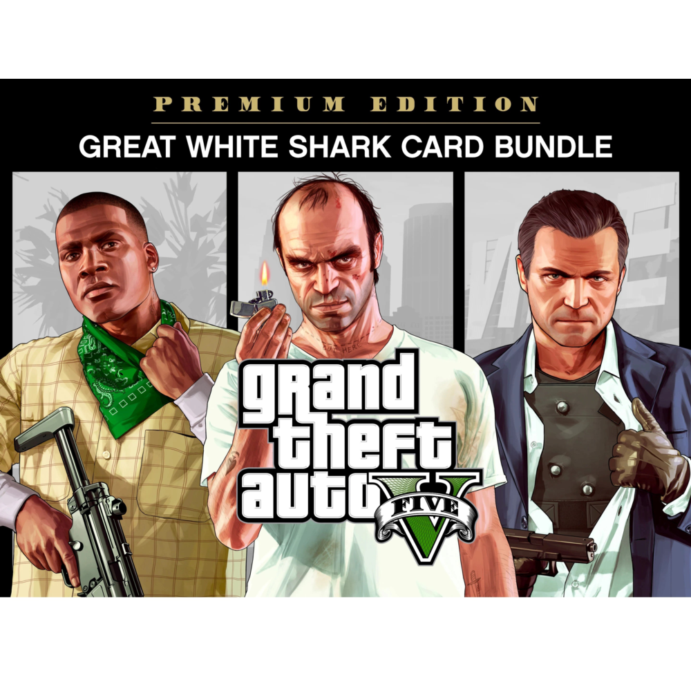 GTA V : Grand Theft Auto V: Premium & Whale Shark Card