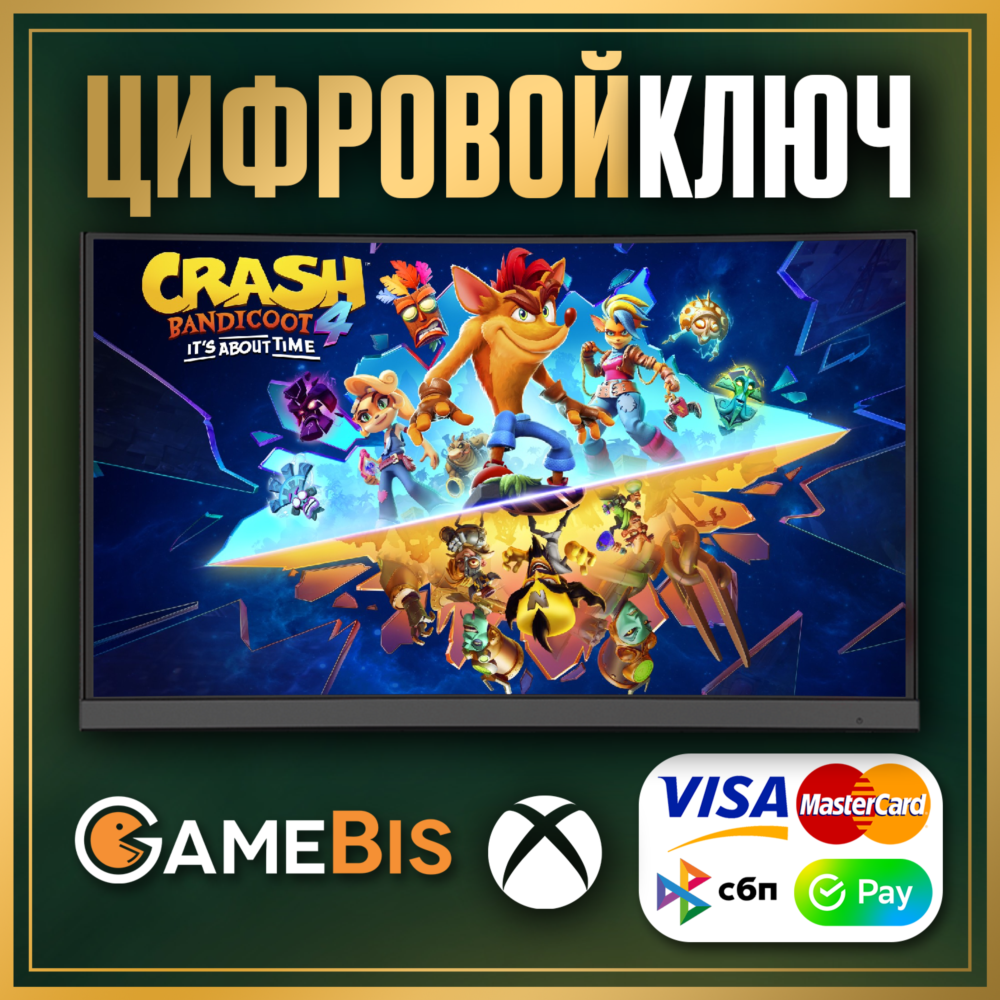 🟢 CRASH BANDICOOT 4: IT’S ABOUT TIME XBOX ONE & X|S 🔑