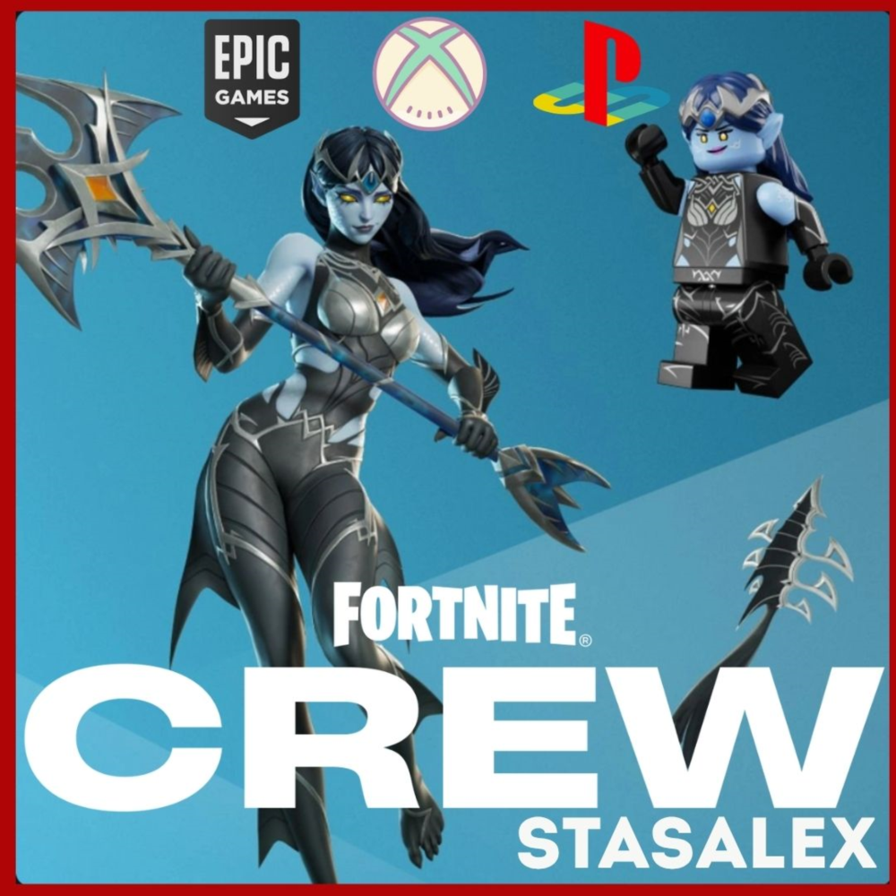 FORTNITE ОТРЯД (CREW) 1 МЕСЯЦ + БОЕВОЙ ПРОПУСК + 1000 V-BUCKS | EPIC | ВСЕ ПЛАТФОРМЫ