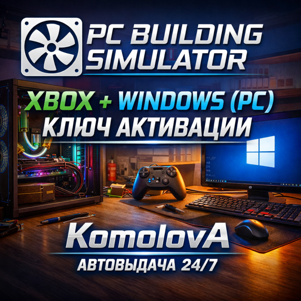🌍 PC Building Simulator  XBOX + WINDOWS (PC) КЛЮЧ🔑+🎁