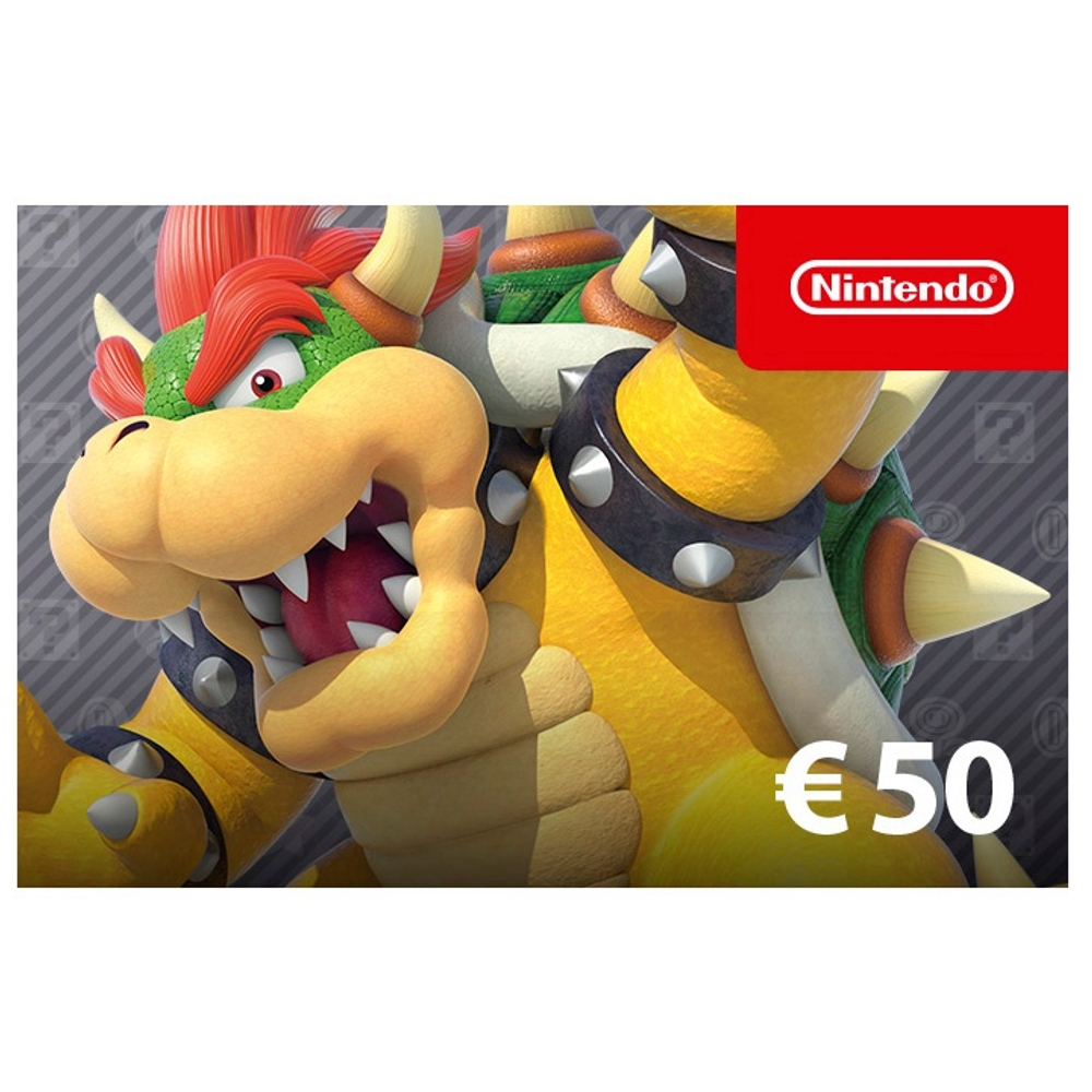 🎁 КАРТА ОПЛАТЫ NINTENDO ESHOP — 50 EUR [EU] | СКИДКИ