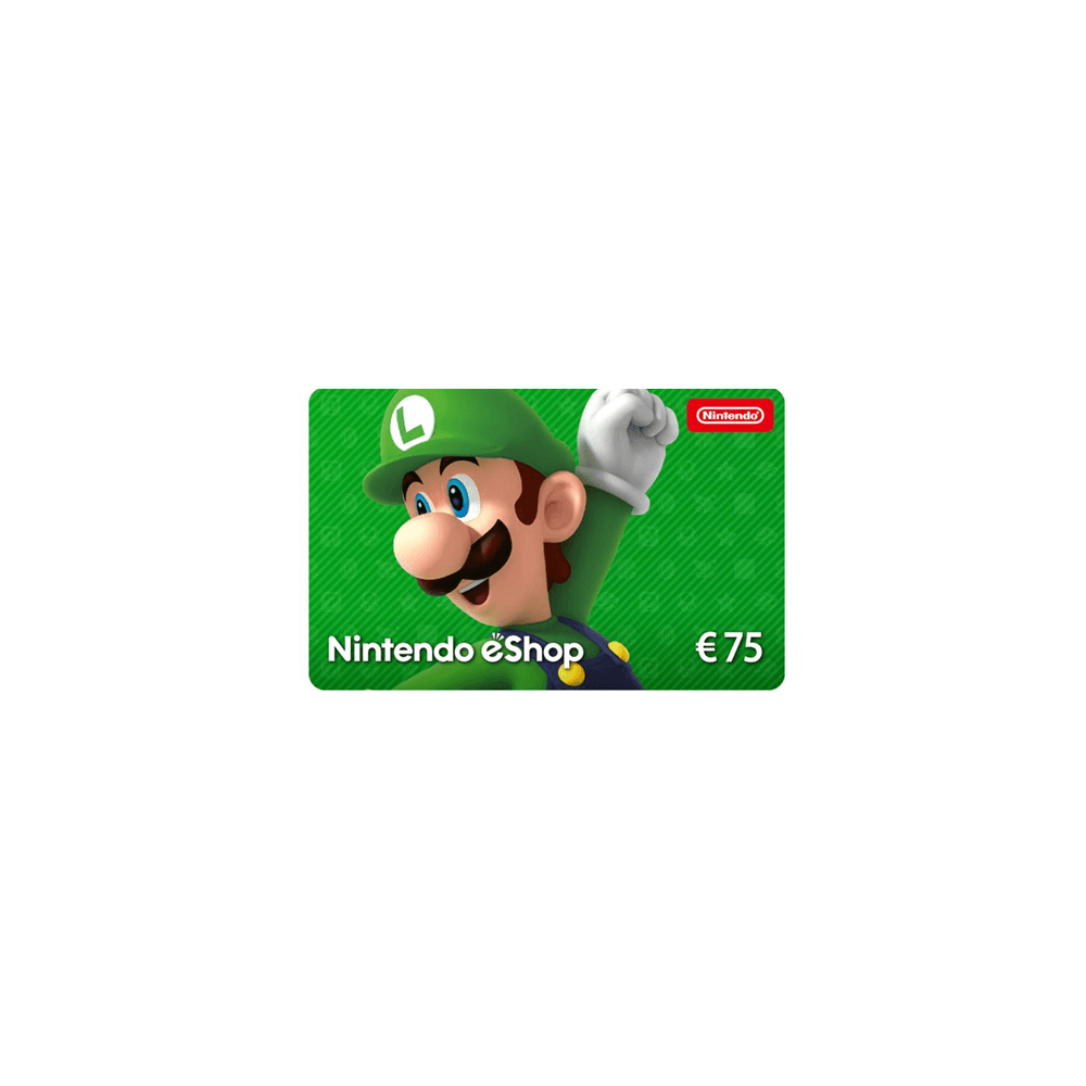 🎁 КАРТА ОПЛАТЫ NINTENDO ESHOP — 75 EUR [EU] | СКИДКИ
