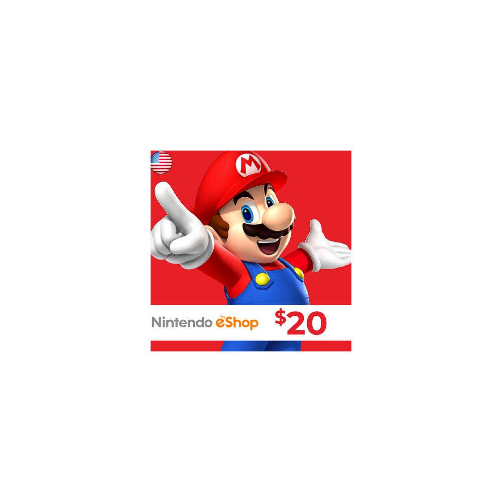 NINTENDO ESHOP CARD 20$ USD ✅(USA)