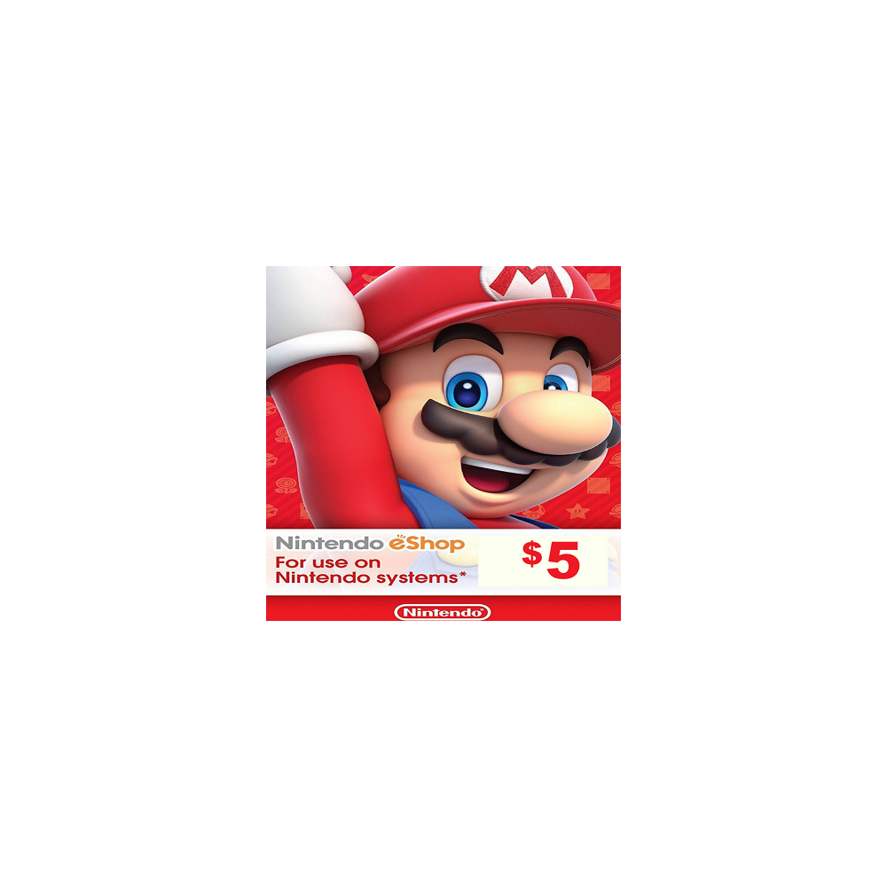 NINTENDO ESHOP CARD 5$ USD ✅(USA)
