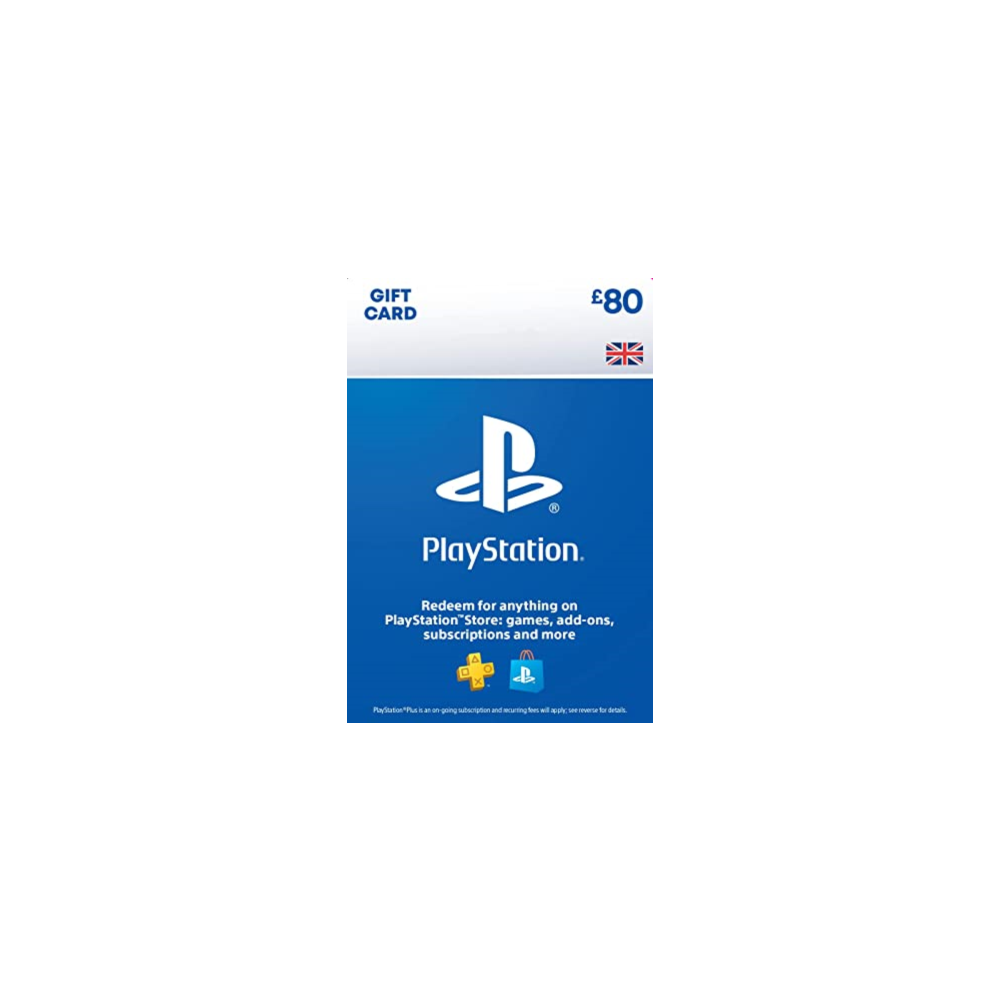 Playstation Network PSN £80 (UK) - без комиссии