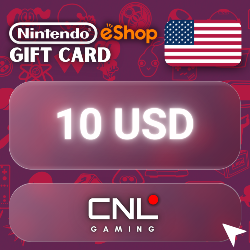 24/7 АВТО | Nintendo eShop 10 USD (подарочная карта)
