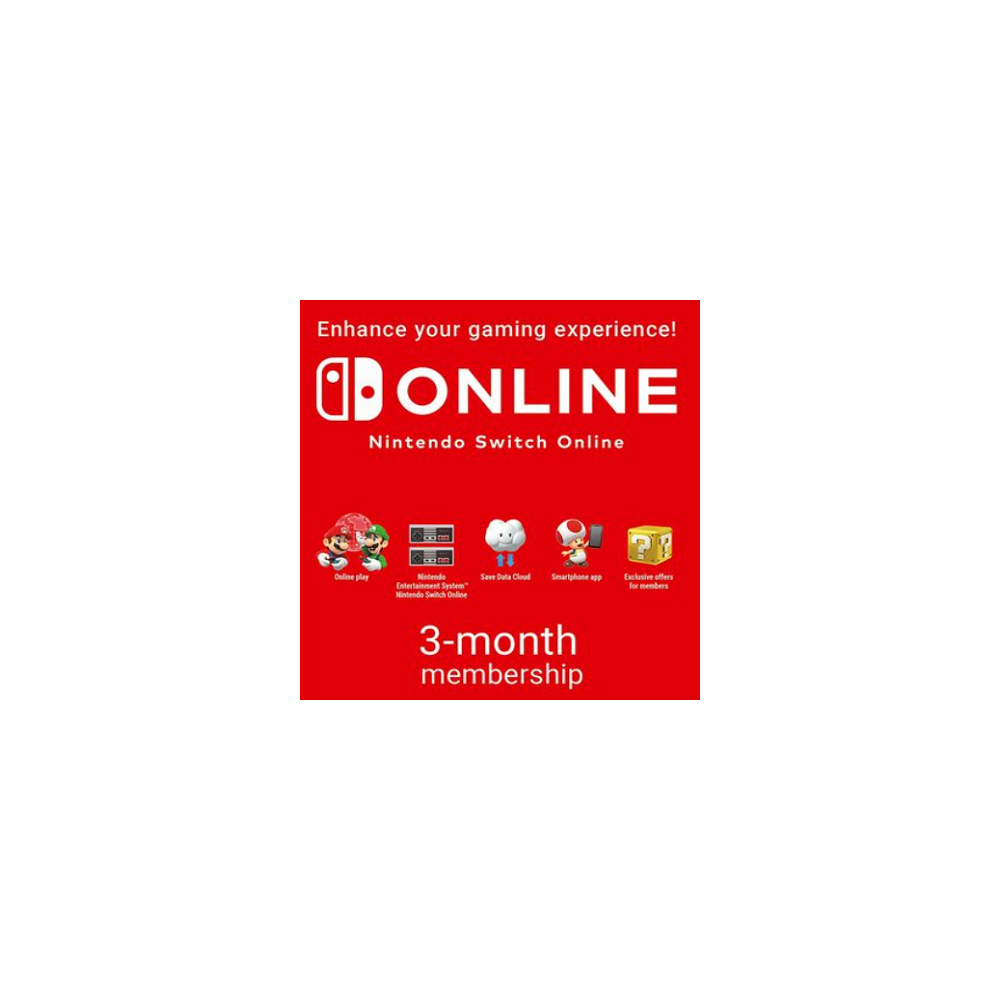 NINTENDO SWITCH ONLINE GIFT CARD 3 МЕСЯЦА ✅(USA) КЛЮЧ