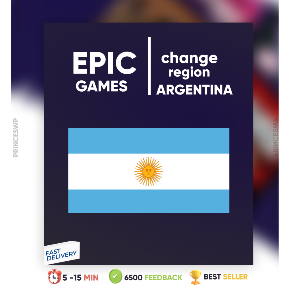 ✨Смена региона Epic Games на Аргентина epicgames