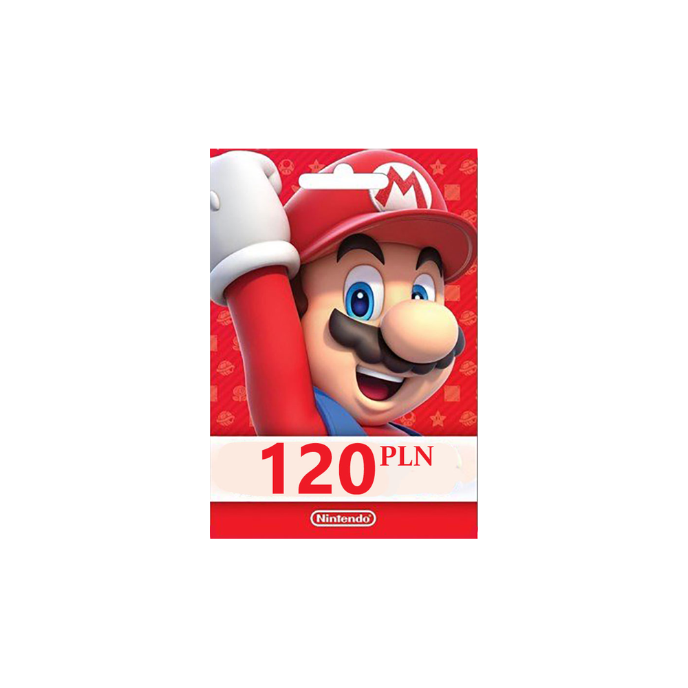 🎁 КАРТА ОПЛАТЫ NINTENDO ESHOP — 120 PLN [PL] | ПОЛЬША