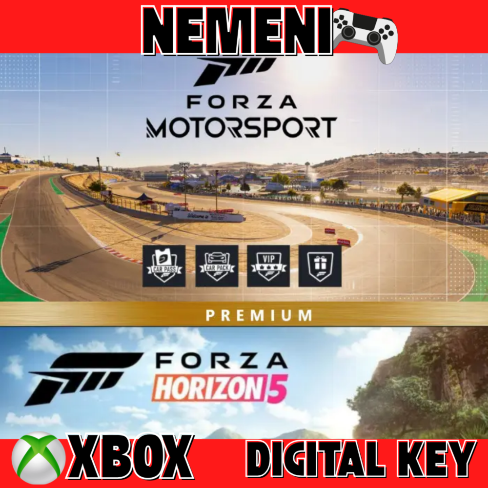 Forza Motorsport + Horizon 5 PREMIUM XBOX XS-WIN PC KEY