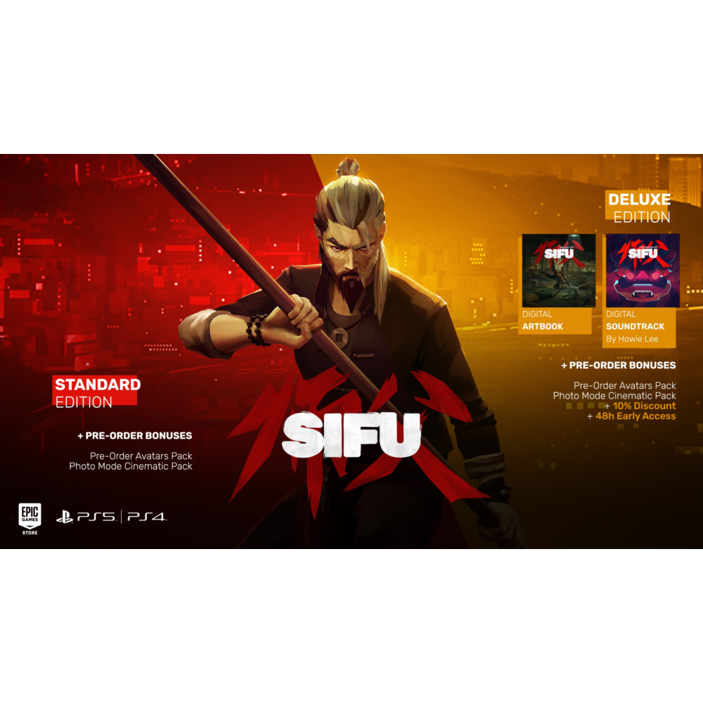 Sifu Deluxe Edition Upgrade Epic Games Store Key GLOBAL