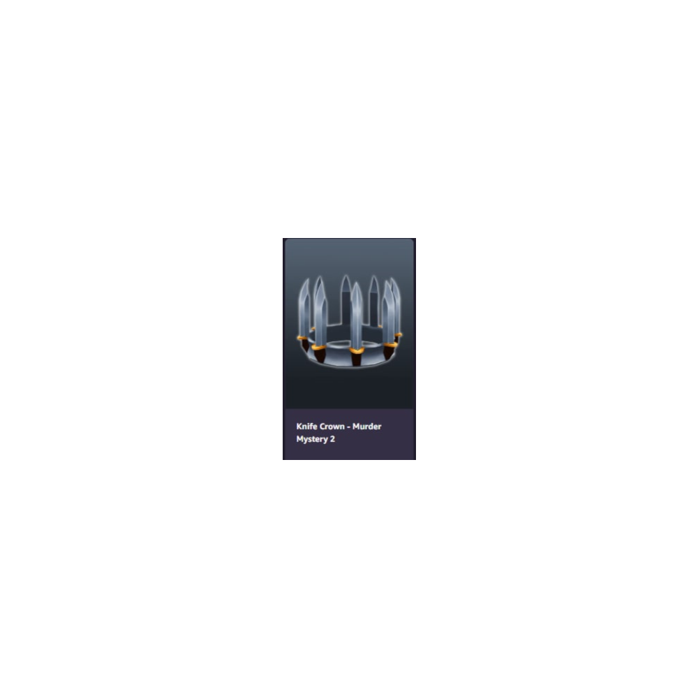 Ⓜ️Roblox Ключ🔑Ⓜ️Knife Crown - Murder Mystery 2Ⓜ️