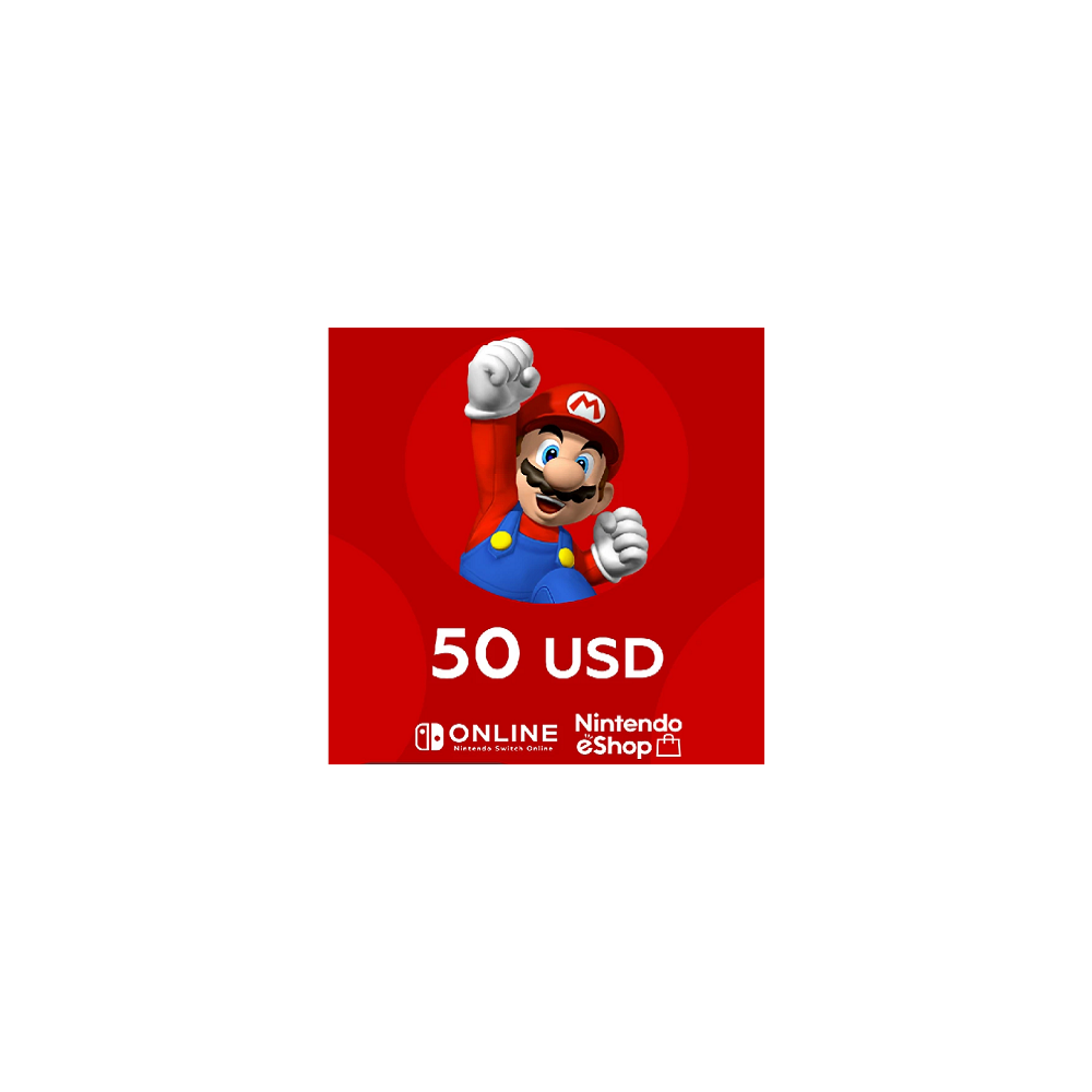 NINTENDO ESHOP CARD 50$ USD ✅(USA)