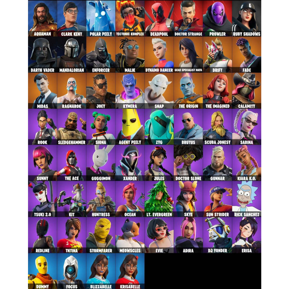 АККАУНТ 61+ СКИНОВ FORTNITE |OG DRIFT MIDAS| + ПОЧТА