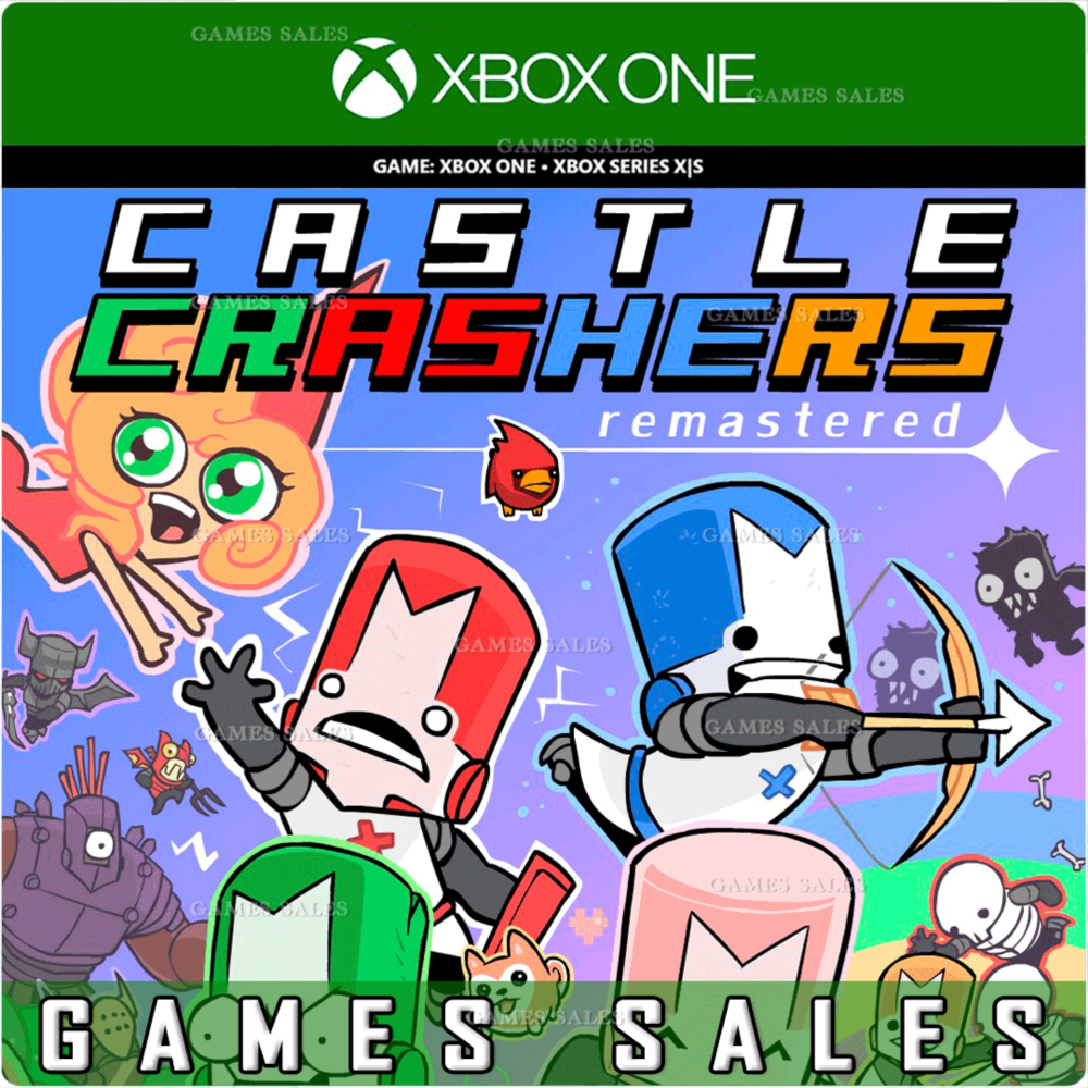 ✅❤️CASTLE CRASHERS REMASTERED❤️XBOX ONE|XS🔑КЛЮЧ✅
