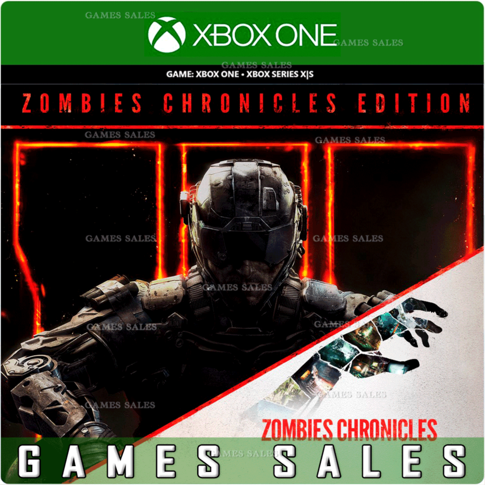 ✅❤️CALL OF DUTY BLACK OPS III ZOMBIES CHRONICLES XBOX🔑