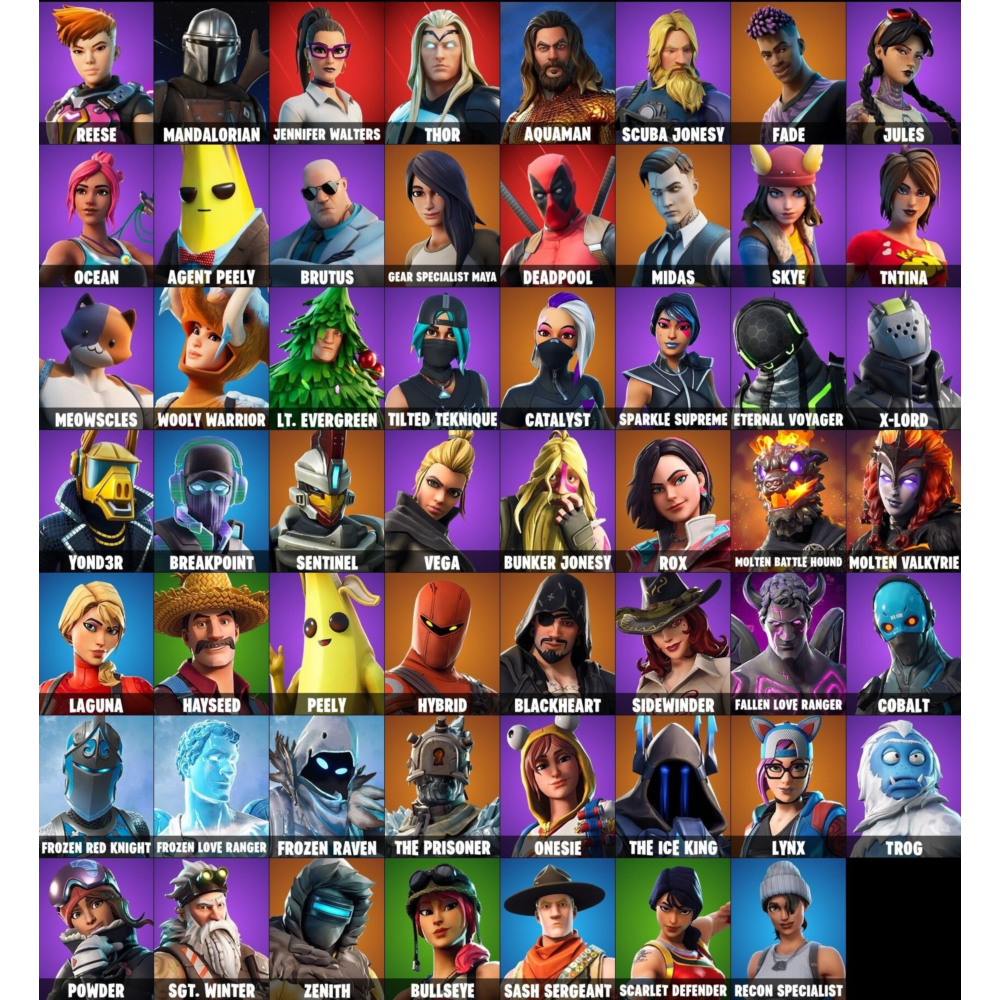 FORTNITE🎮56+ ОБЛИЦОВ АККАУНТ|OG PEELY BREAKPOIN| ПОЧТА