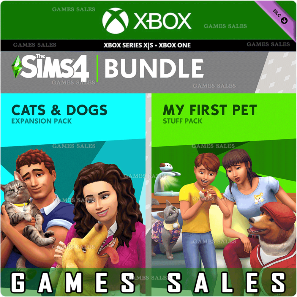✅❤️THE SIMS™ 4 CATS AND DOGS PLUS MY FIRST PET STUFF BUNDLE❤️XBOX ONE|XS🔑КЛЮЧ
