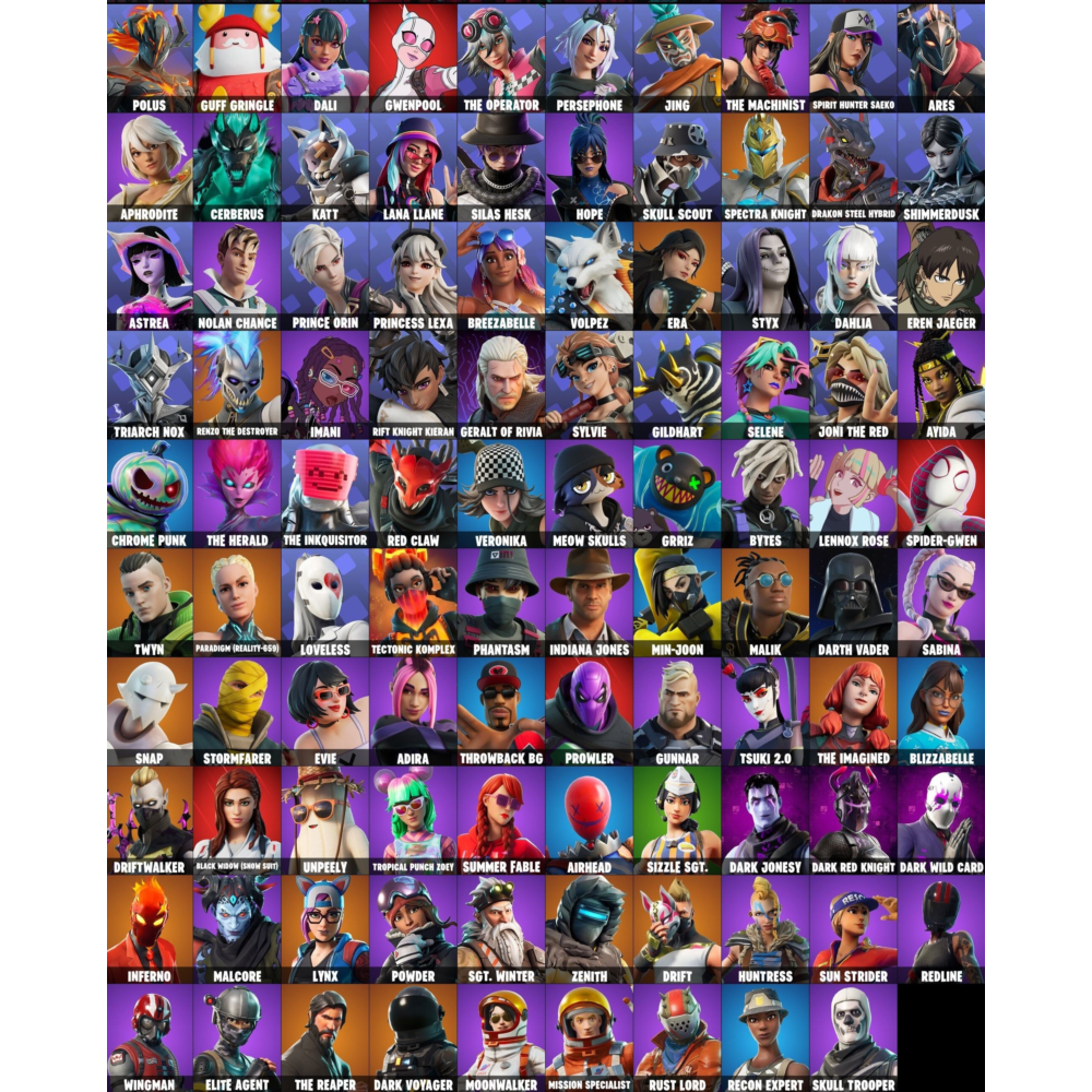 FORTNITE🎮149+ ОБЛИЦОВ АКК + экипажа Подписка |SKULLTROOPER| + почта