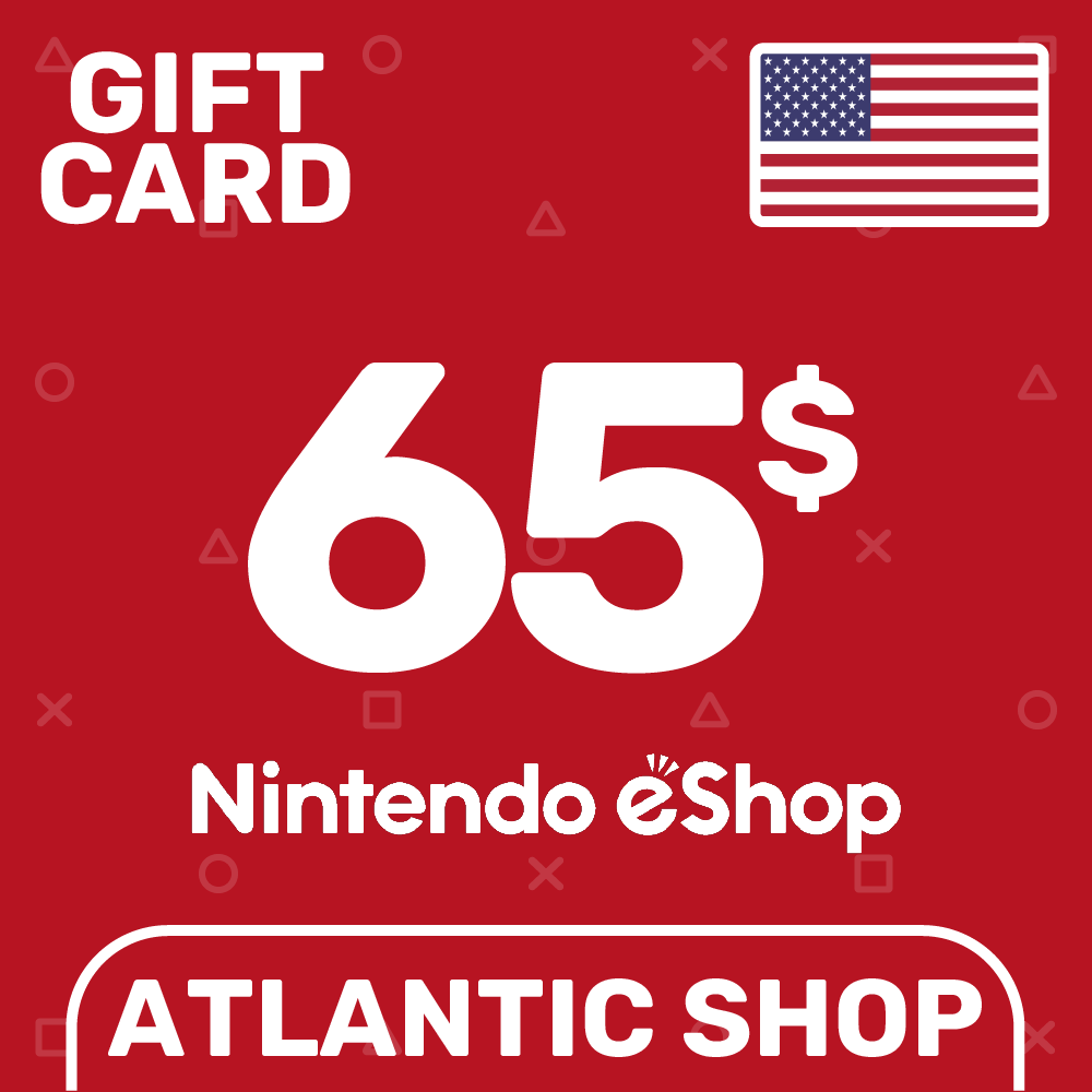 ⭐️Nintendo eShop 65$ (USD) США