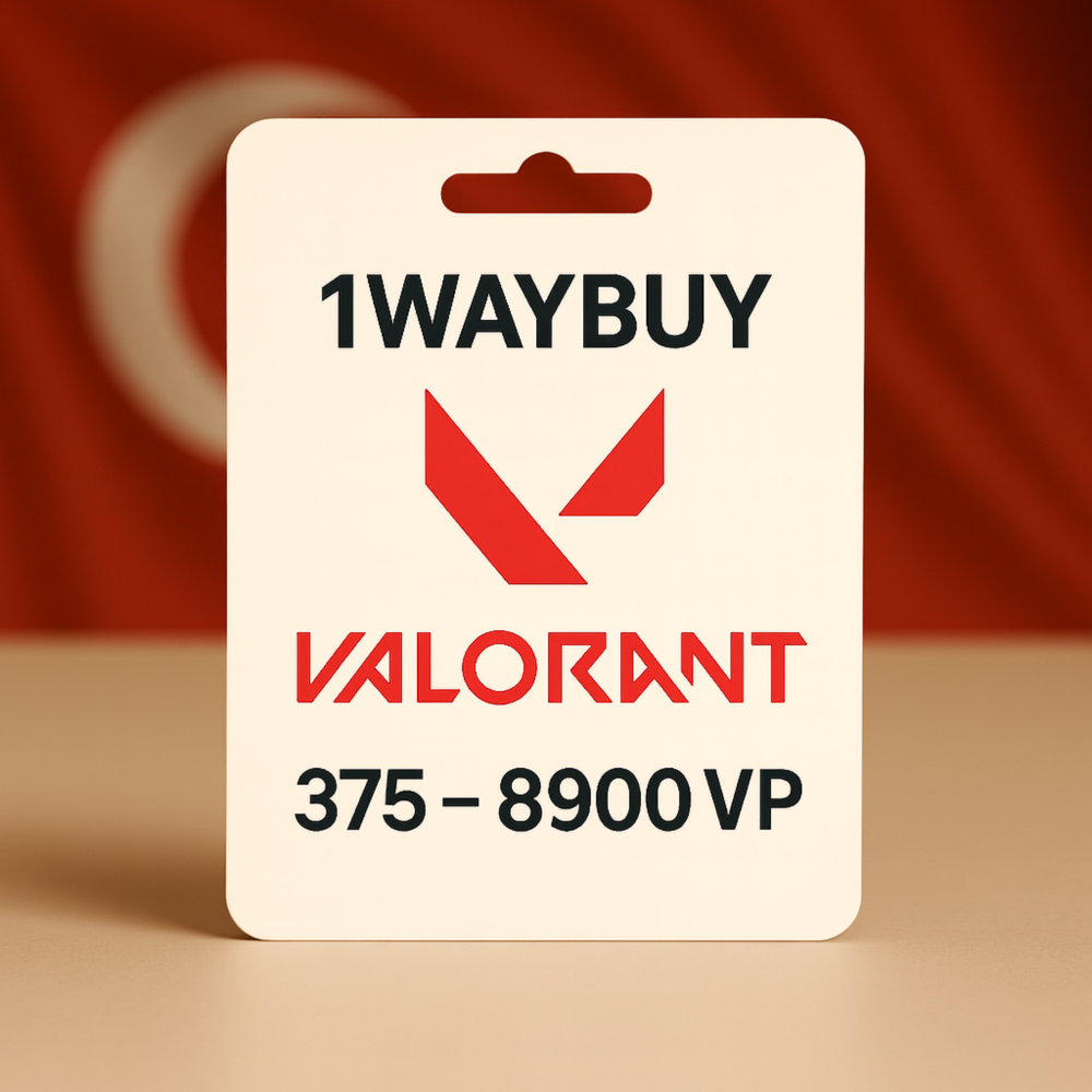ТУРЦИЯ🔻ВАЛОРАНТ ПОИНТЫ 375-8900 VP Код карта подарочн