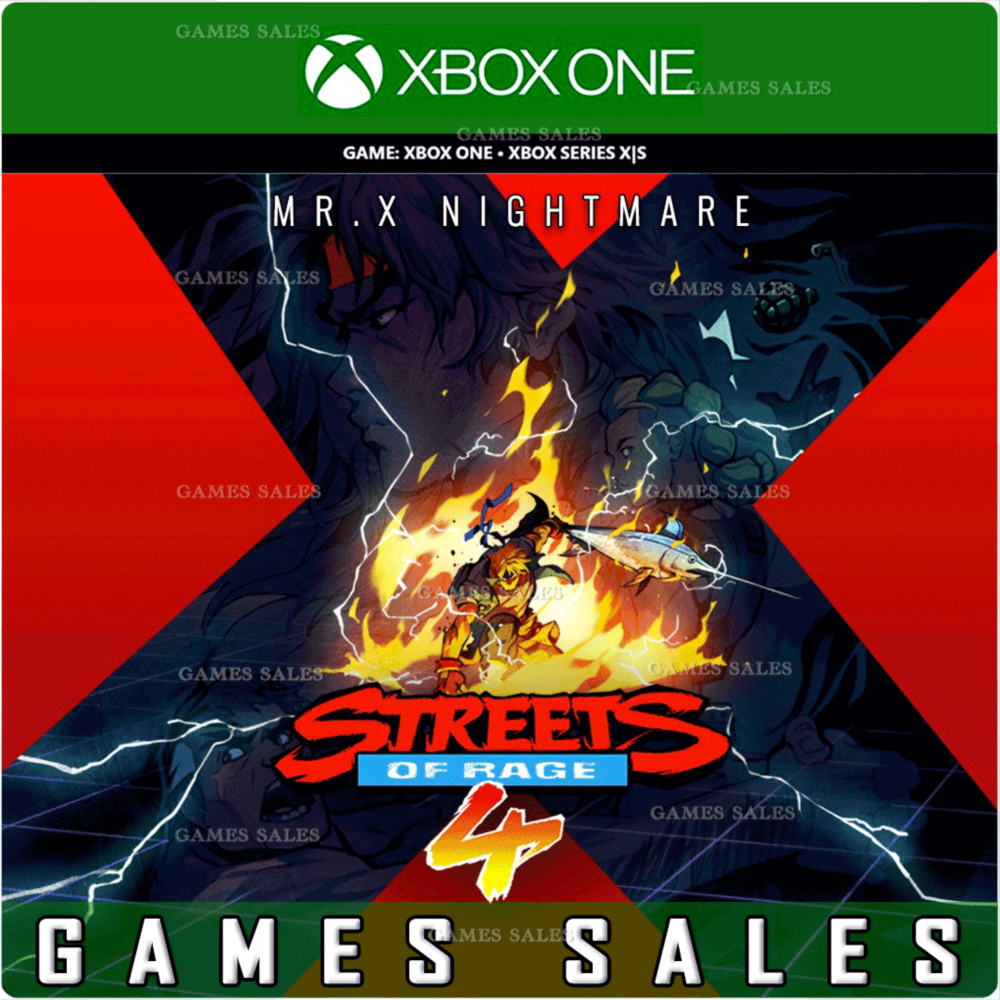✅❤️STREETS OF RAGE 4 MR. X NIGHTMARE DLC❤️XBOX|PC🔑КЛЮЧ