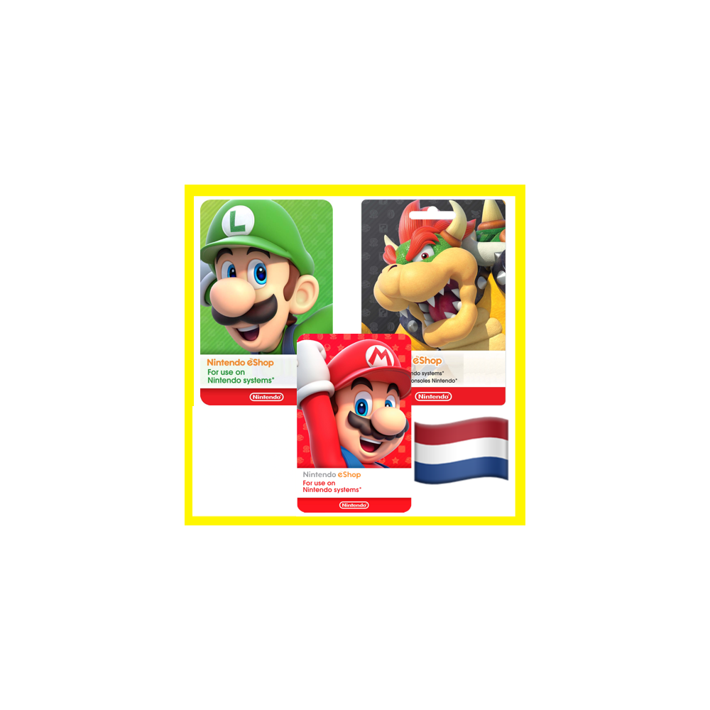 ⭐️ВСЕ КАРТЫ⭐🇳🇱Nintendo Card 15-150 EUR Нидерланды