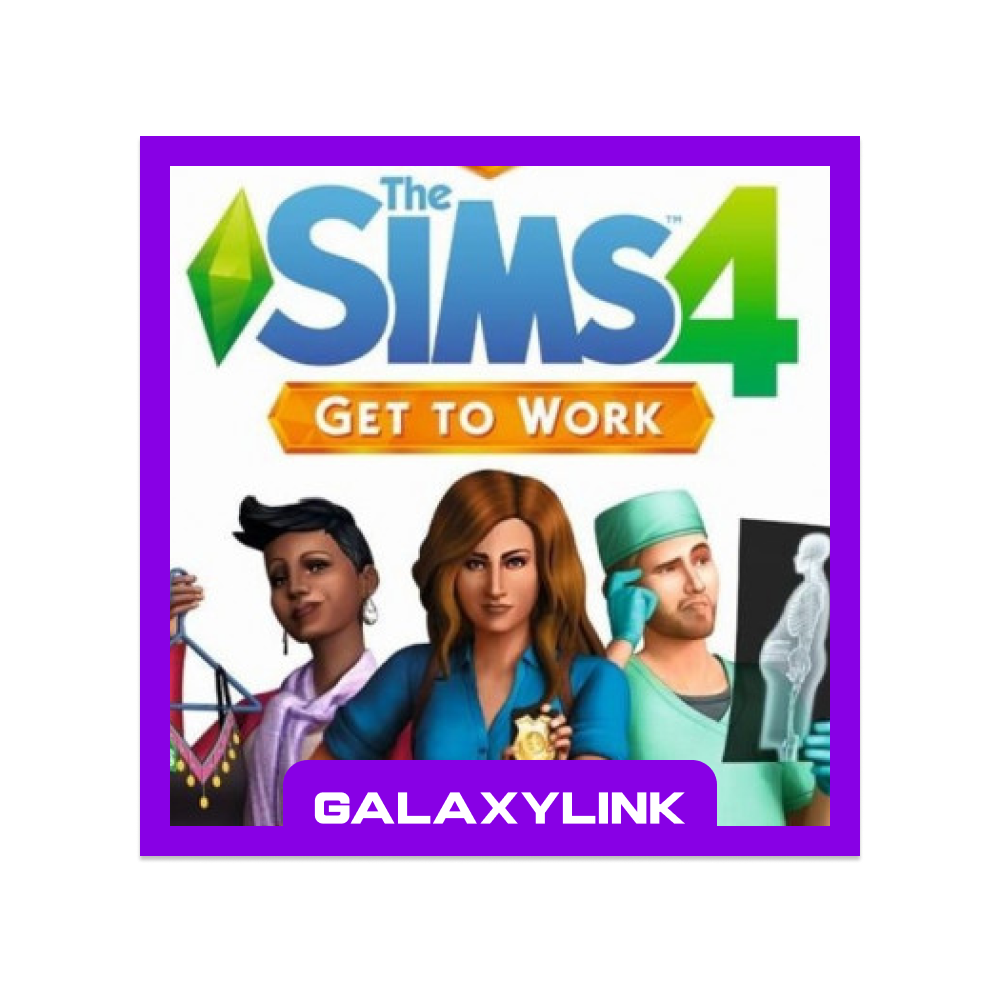🟣 The Sims 4 + Get To Work - Steam Оффлайн 🎮