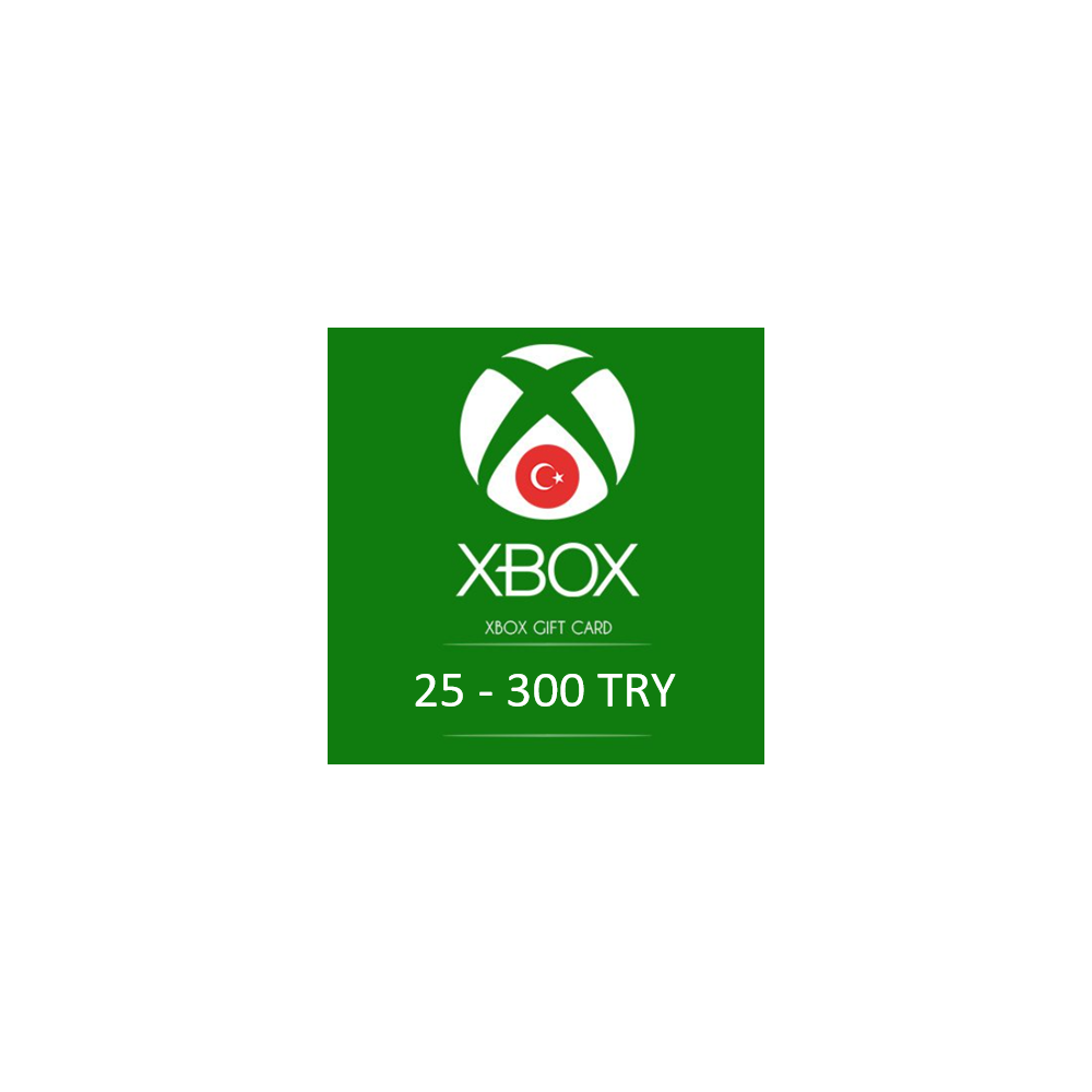 XBOX LIVE GIFT CARD 25-50-100-300 TRY ✅(ТУРЦИЯ) КЛЮЧ