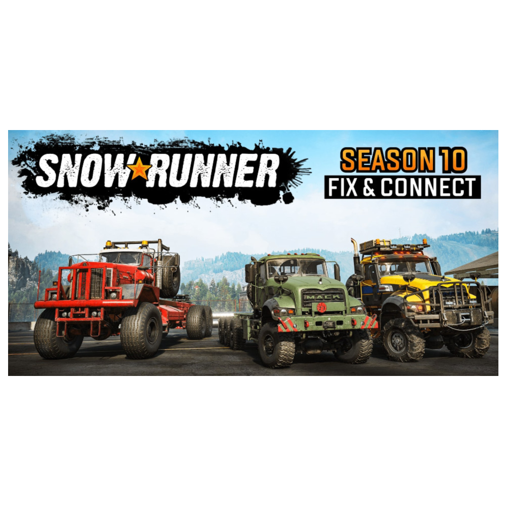 🔴 SnowRunner -✅ Season 10: Fix & Connect ✅ EGS 🔴 (PC)